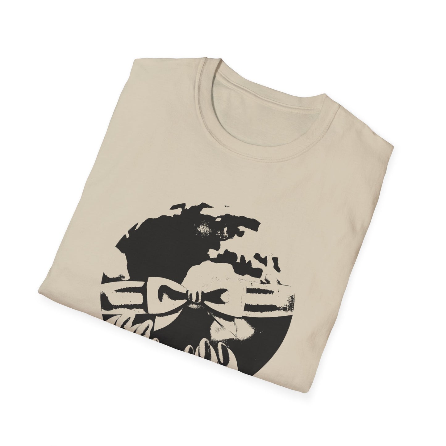 i'd give you the world 80s graphic from a greeting card stencil version tshirt