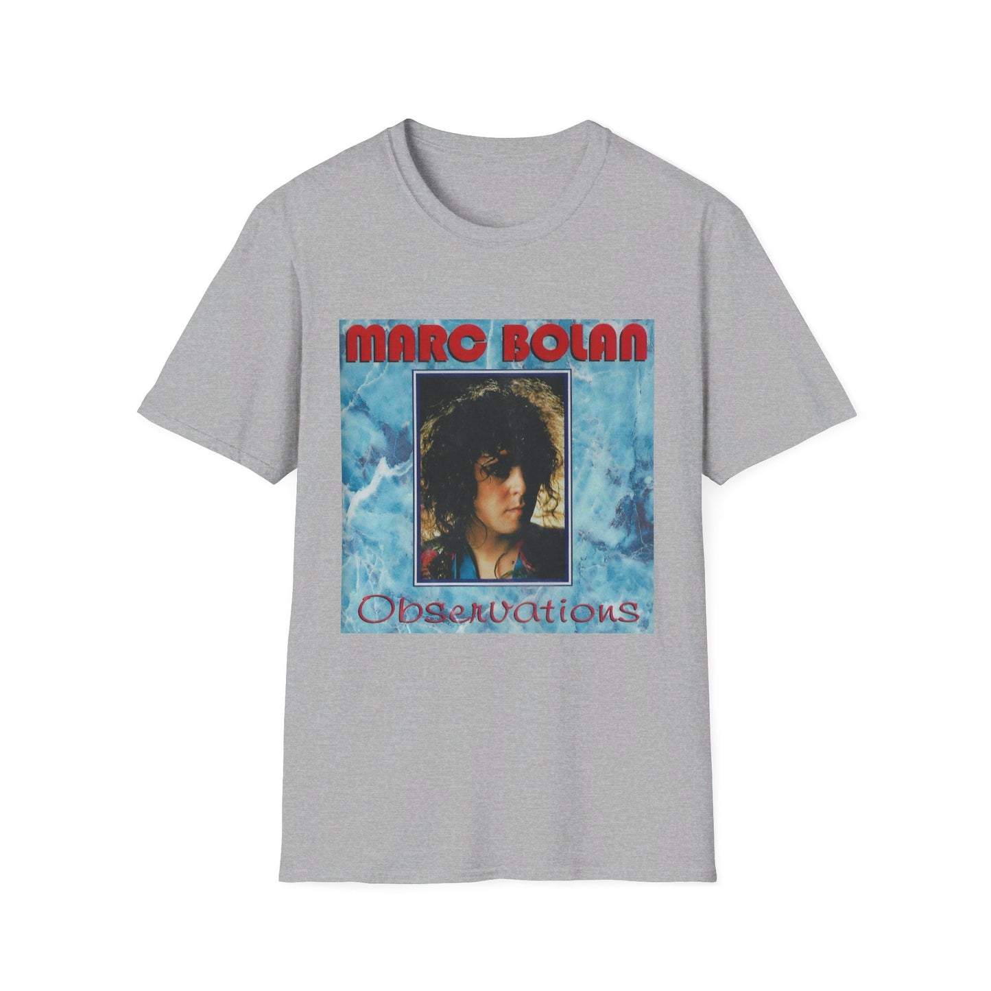 marc bolan 1992 observations album tshirt