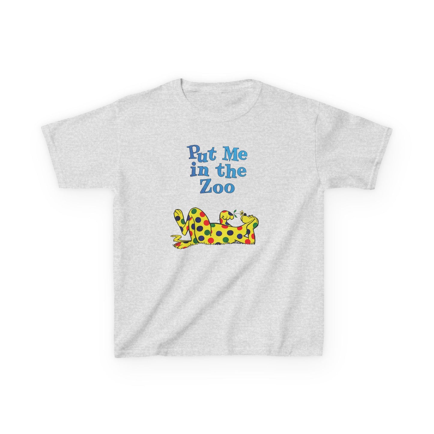 put me in the zoo YOUTH SIZE short sleeve tee