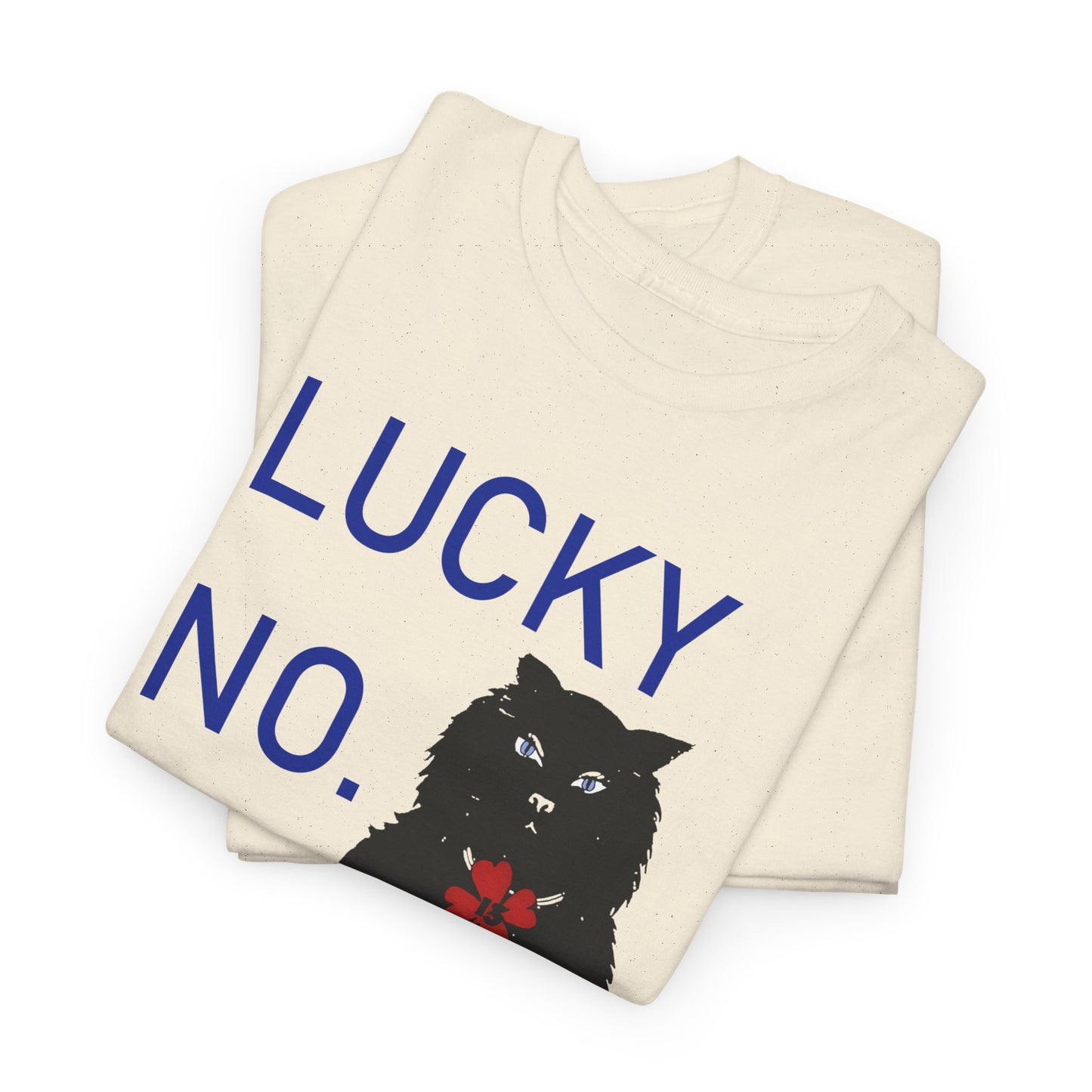 1976 qsl card lucky number 13 black cat custom reproduction tshirt