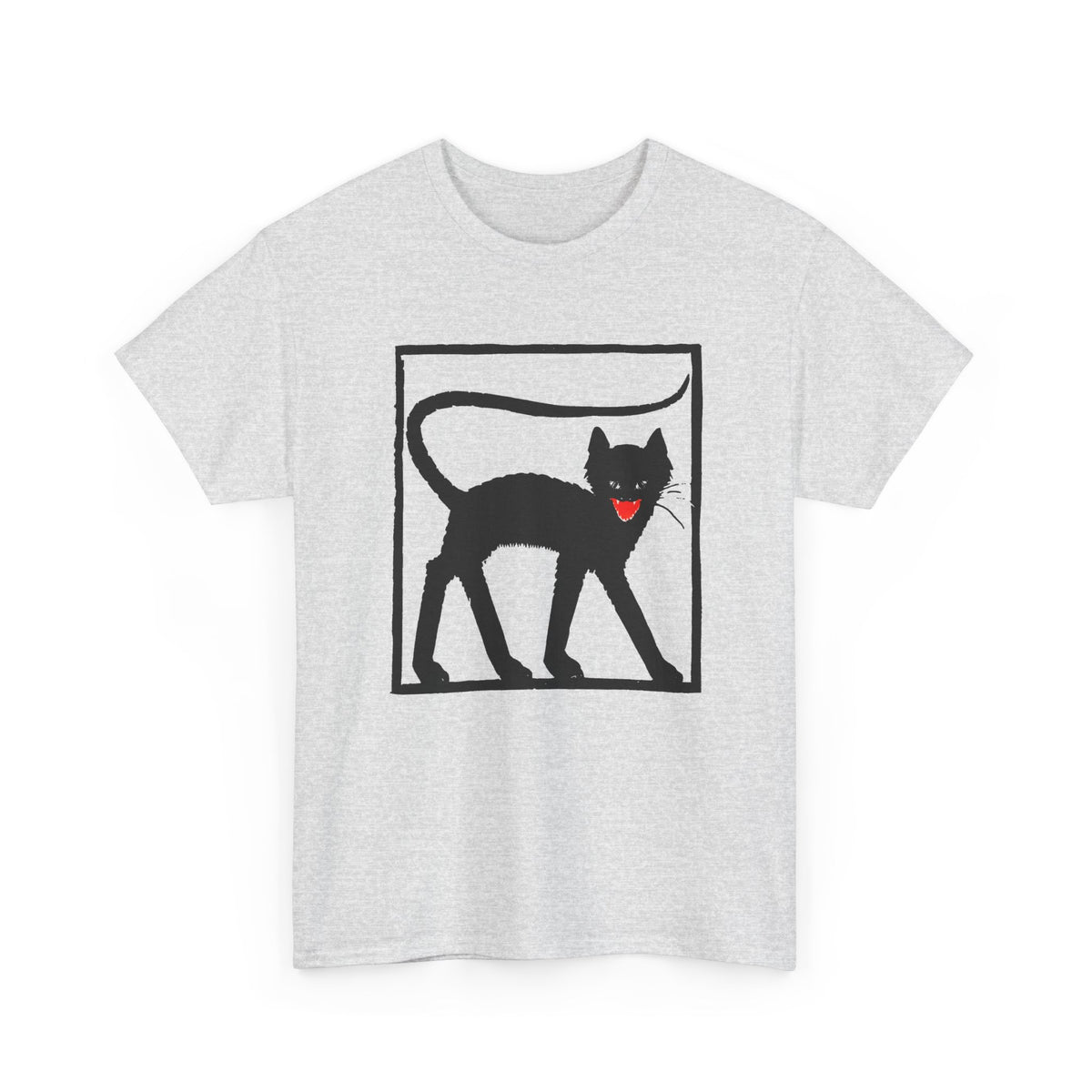 1925 black cat woodcut print by wiktoria gorynska tshirt