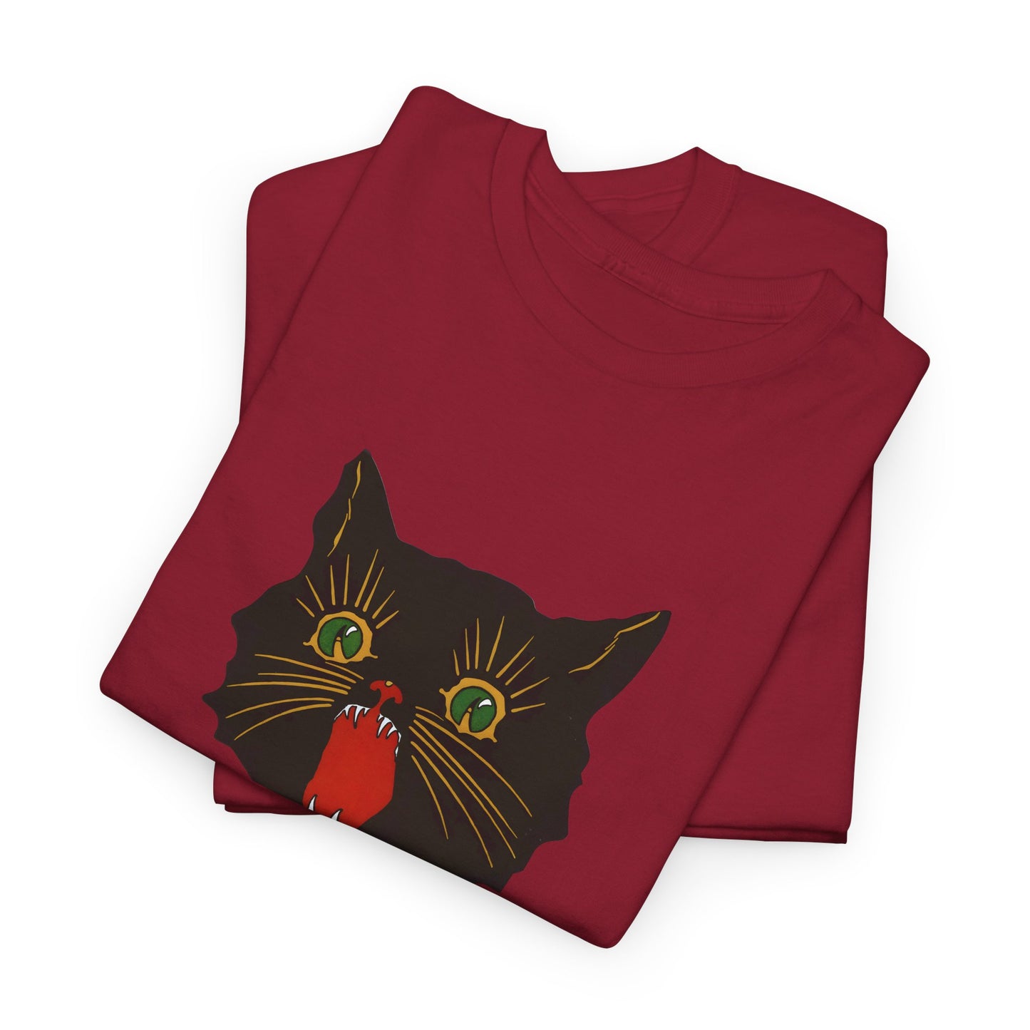 vintage halloween cat reproduction tshirt