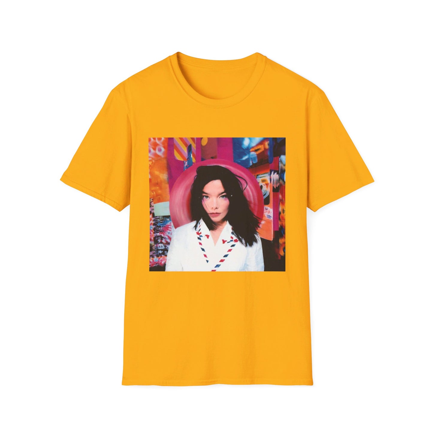 bjork 1995 post album tshirt