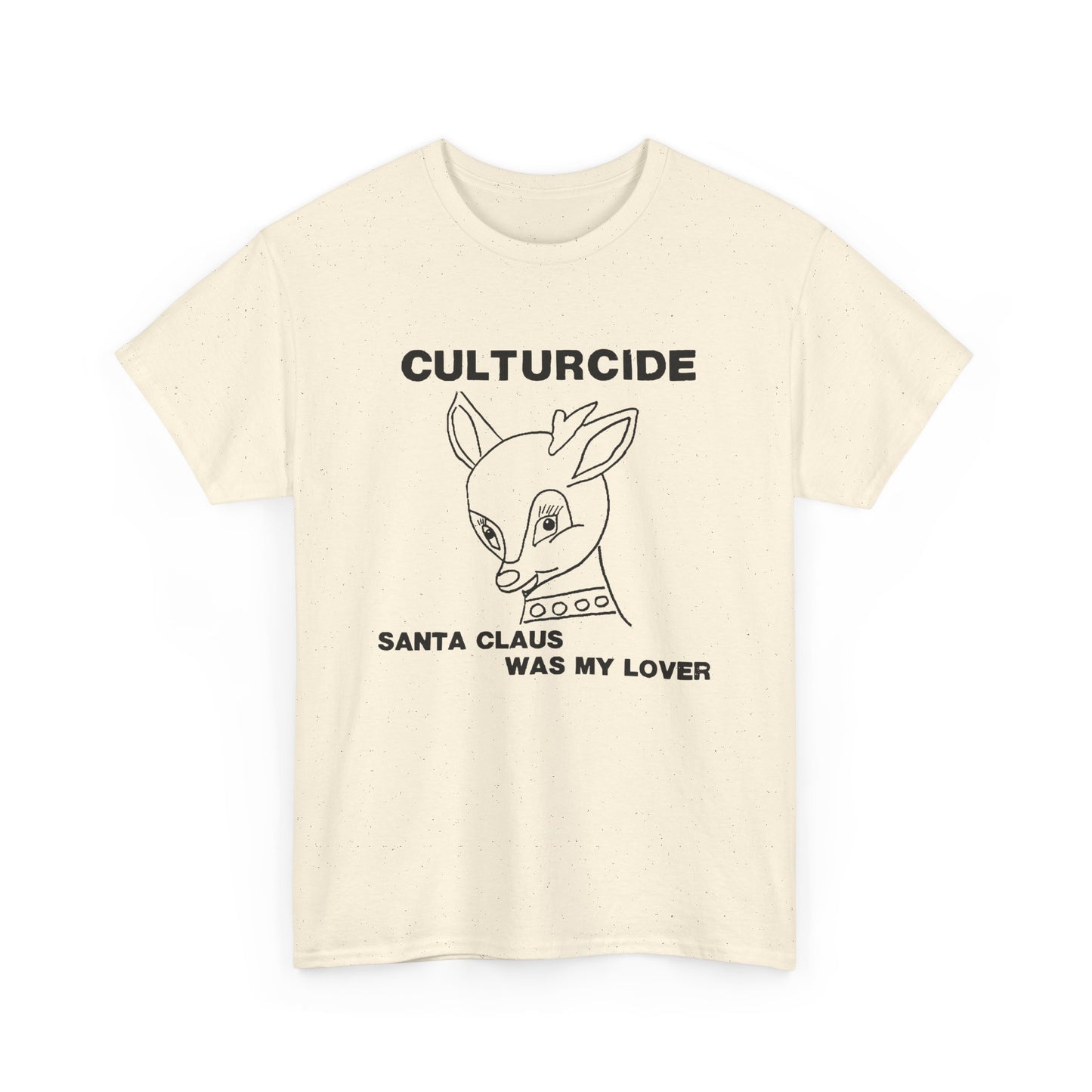 undated outsider music cultureside album santa claus was my lover reproduction tshirt