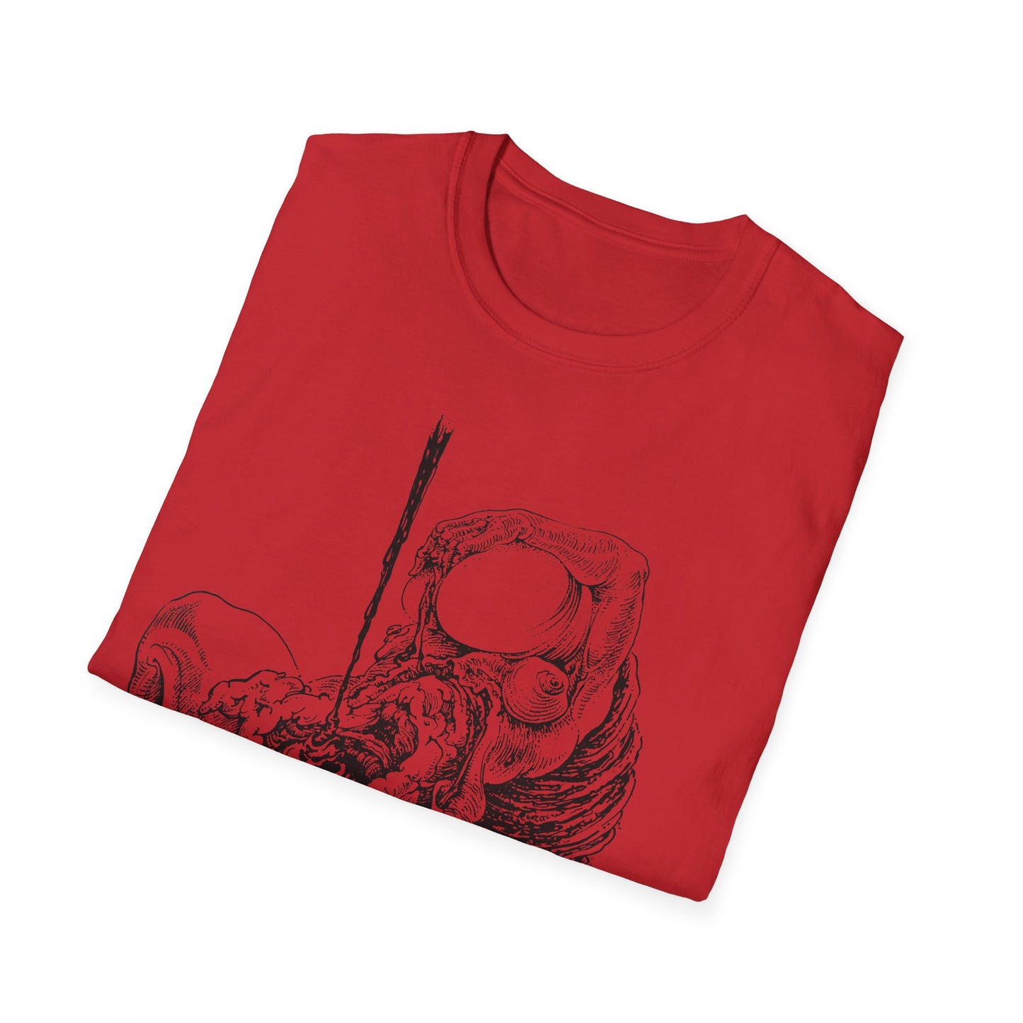 sibylle ruppert drawing from 1975 german avant garde journal tshirt