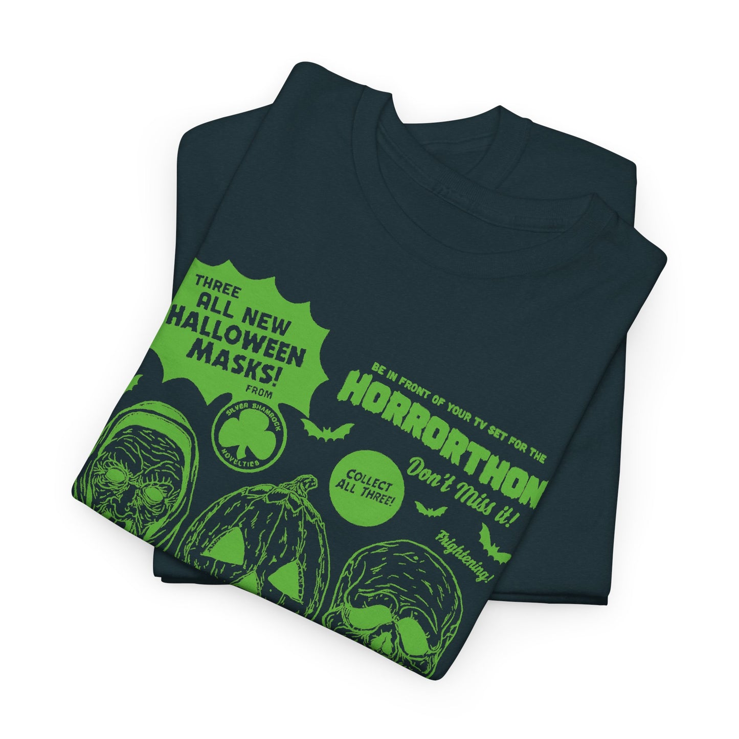 halloween 3 tv guide ad graphic 2 in green tshirt