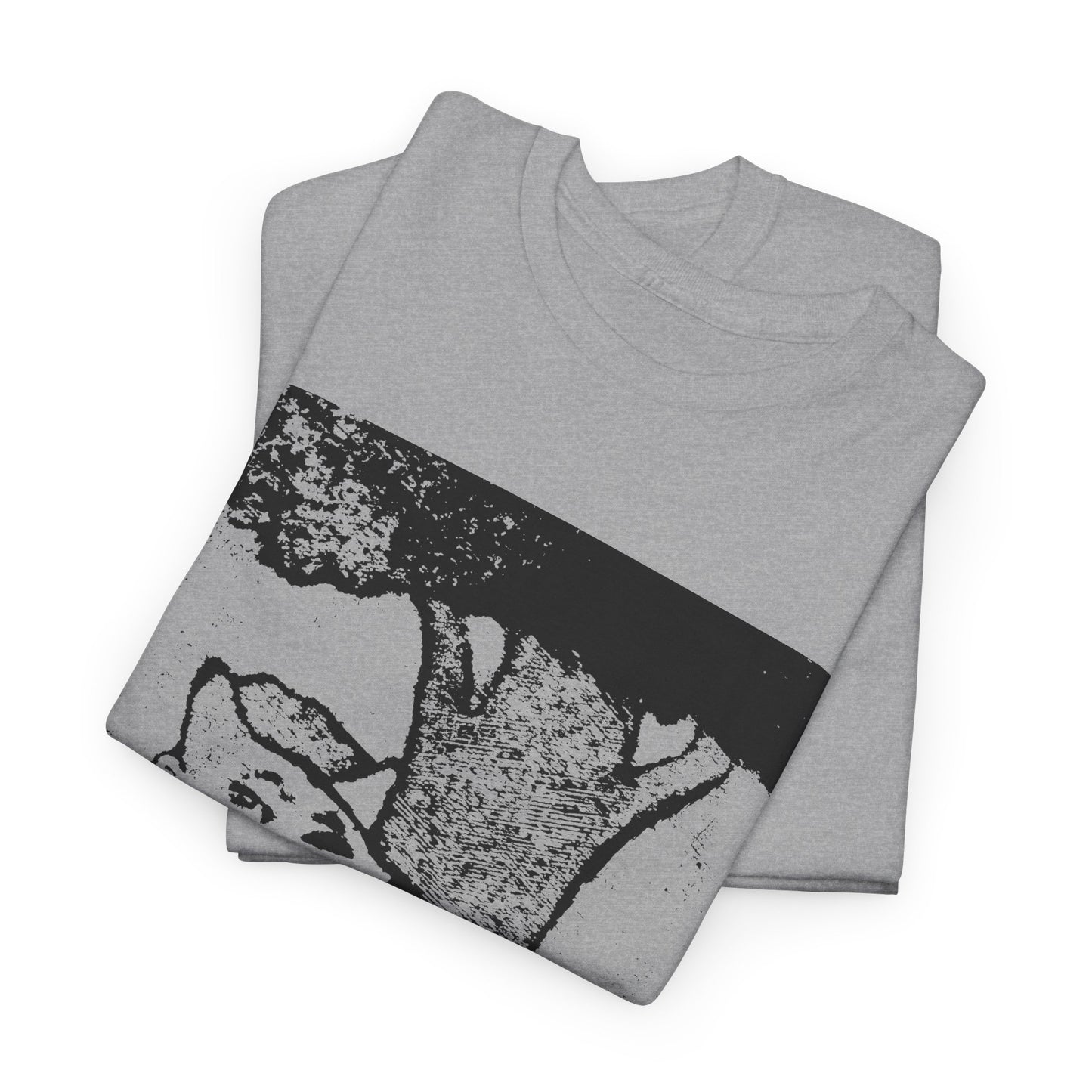 mid twentieth century the boy and the dog illusion artwork reproduction tshirt