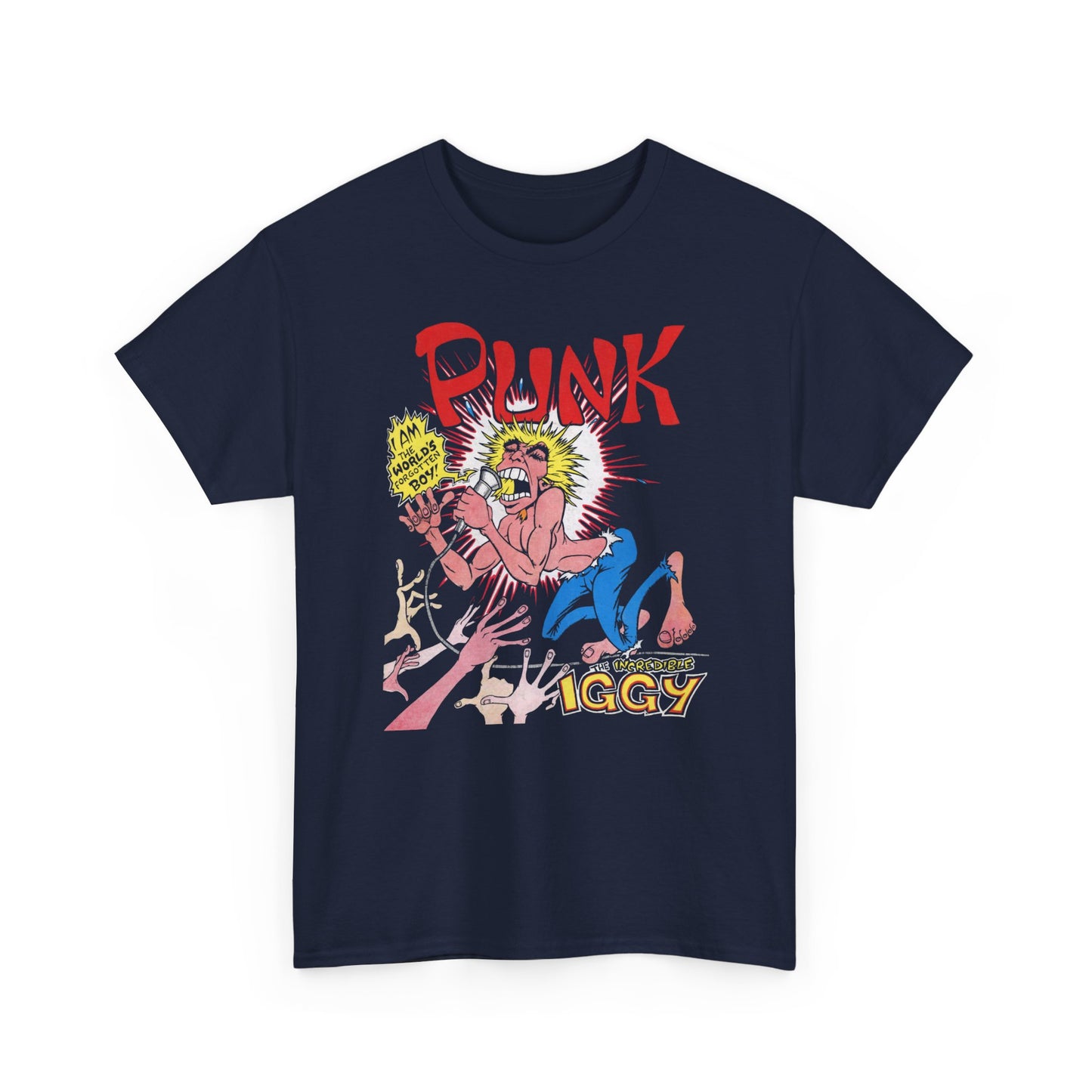 1976 fourth issue of punk magazine iggy graphic tshirt