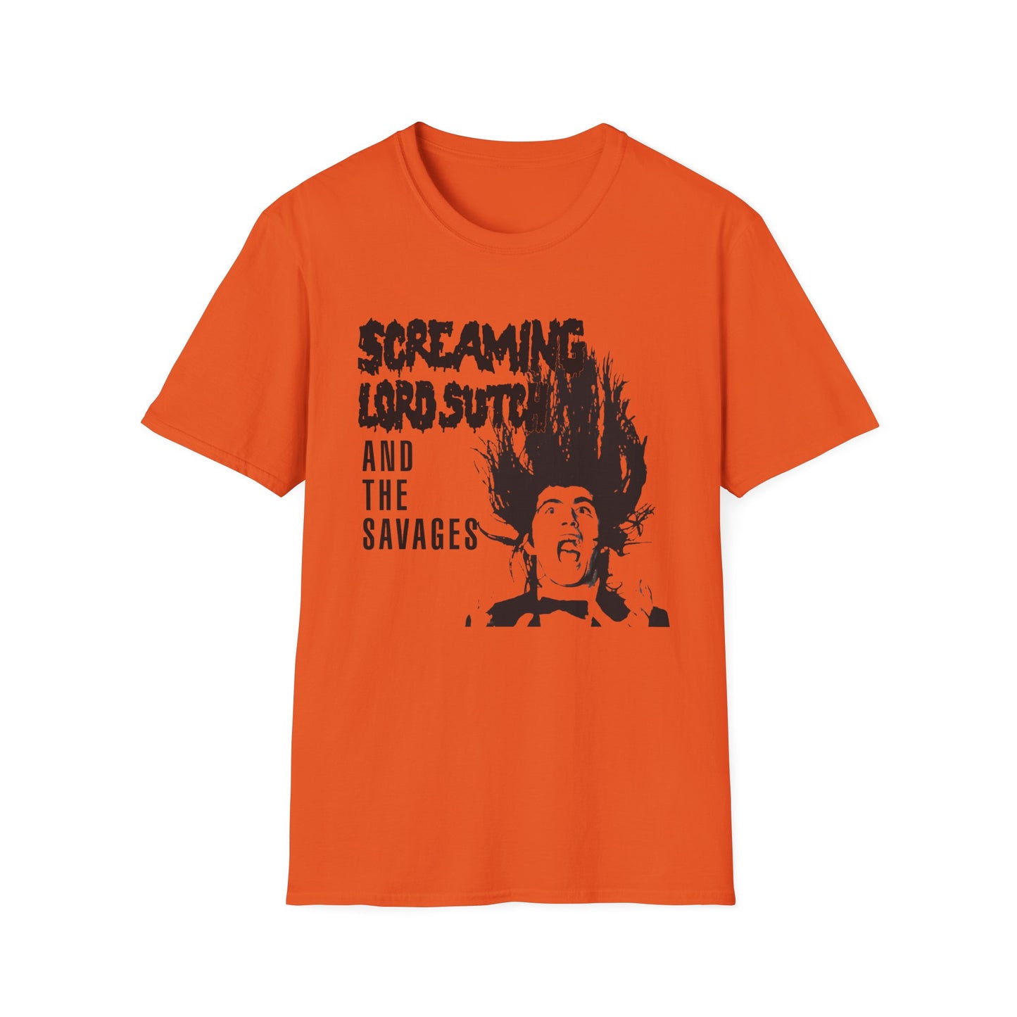 screaming lord sutch and the savages custom rock and roll tshirt