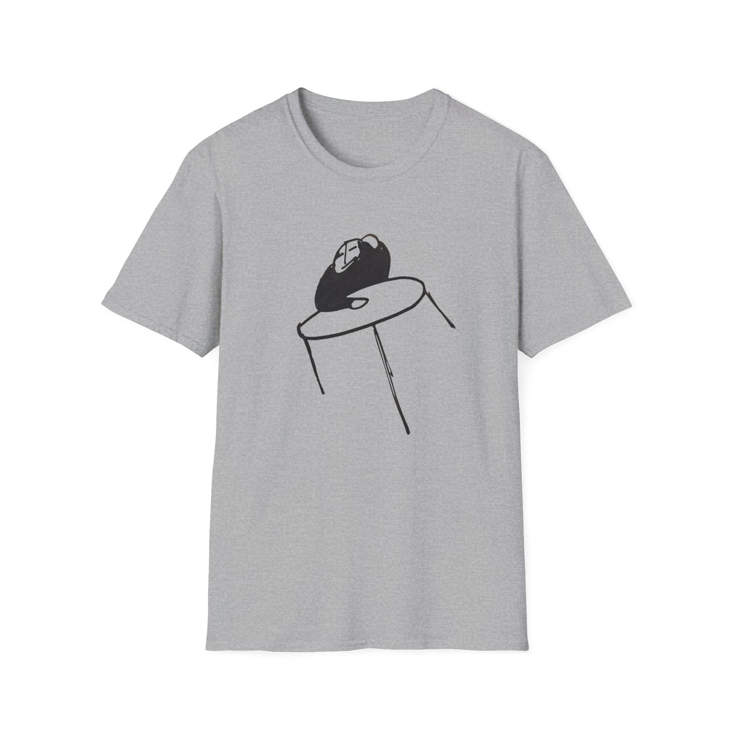 early 1900s sketch india ink on paper by franz kafka on a tshirt