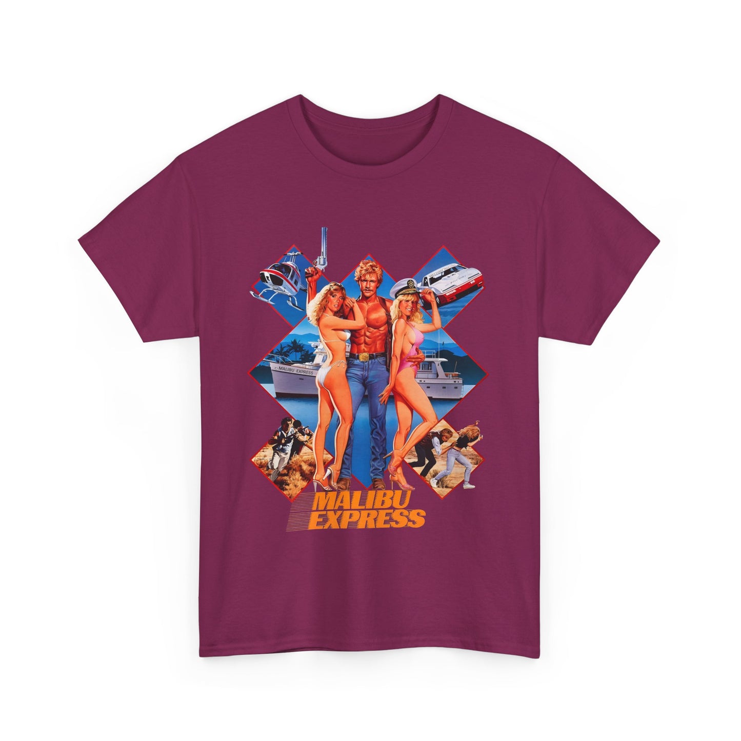 1985 malibu express movie poster tshirt