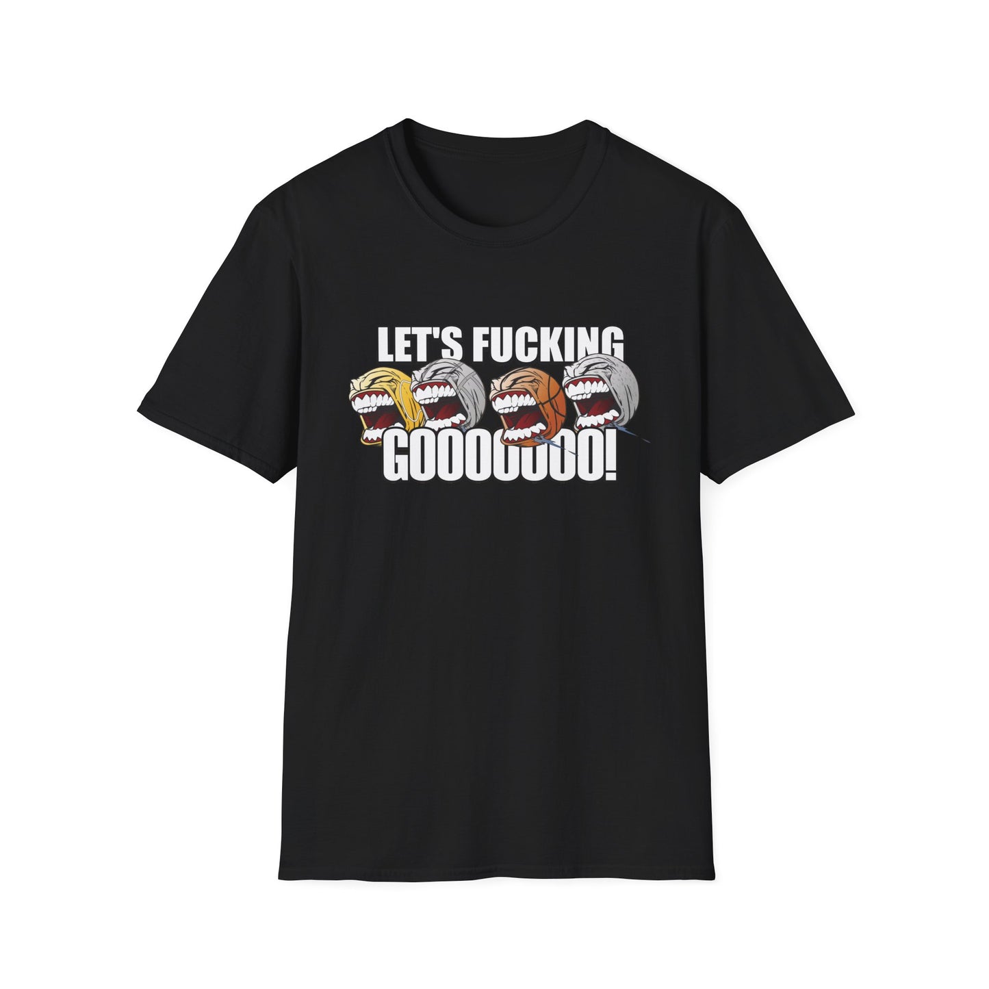 let's fucking go balls tshirt