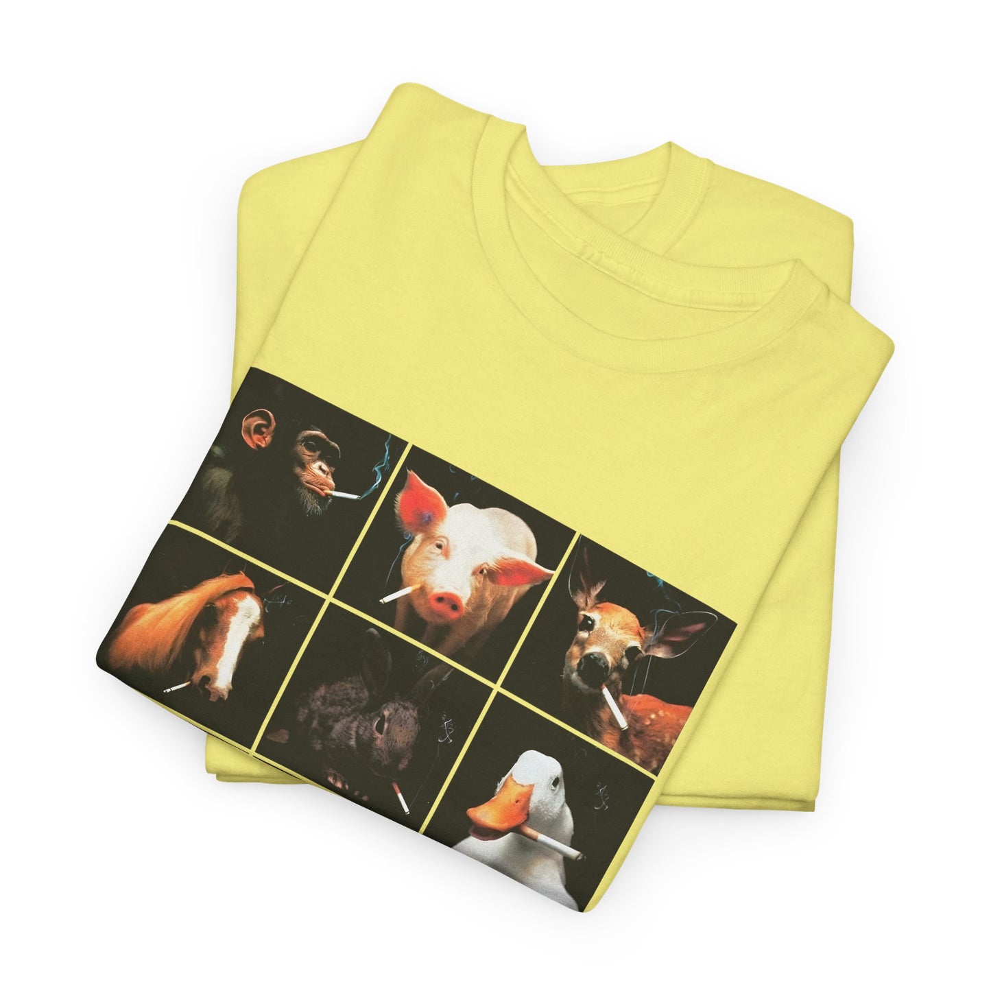 1990s anti smoking campaign poster it looks just as stupid when you do it no words reproduction tshirt