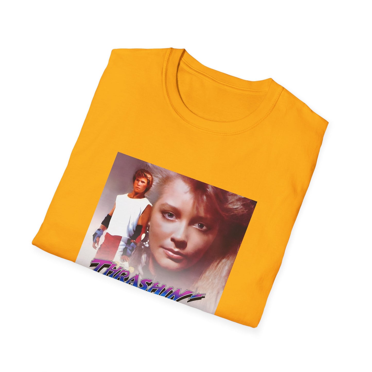 thrashin' 1986 skateboarding movie poster tshirt