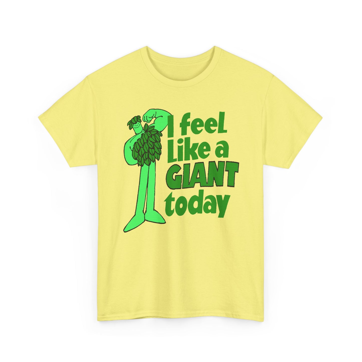 vintage green giant i feel like a giant today tshirt