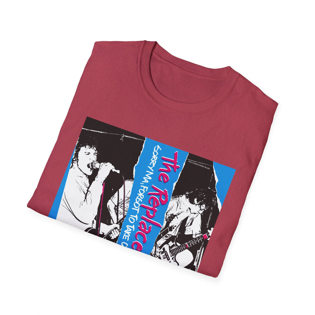 1981 replacements sorry ma, forgot to take out the trash album tshirt