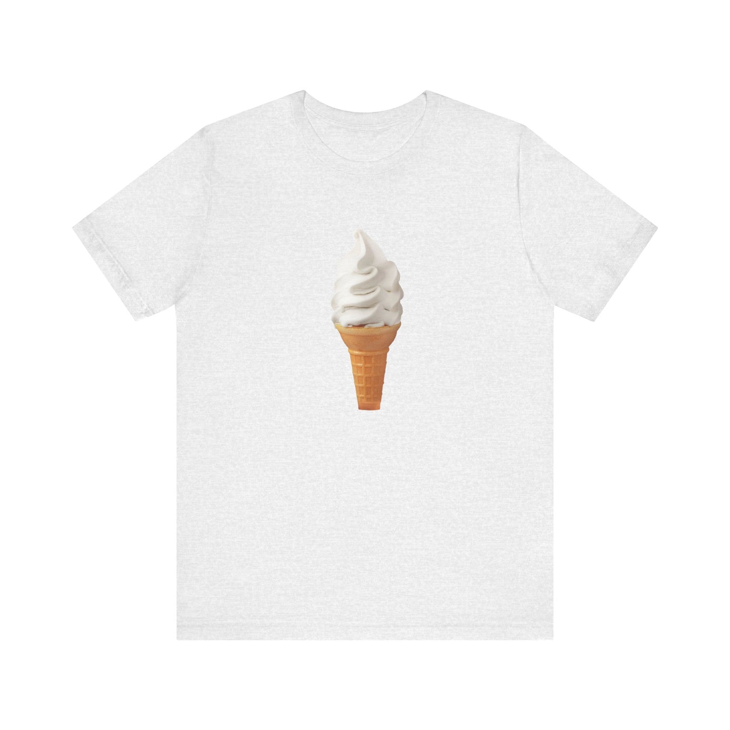 soft vanilla ice cream cone tshirt