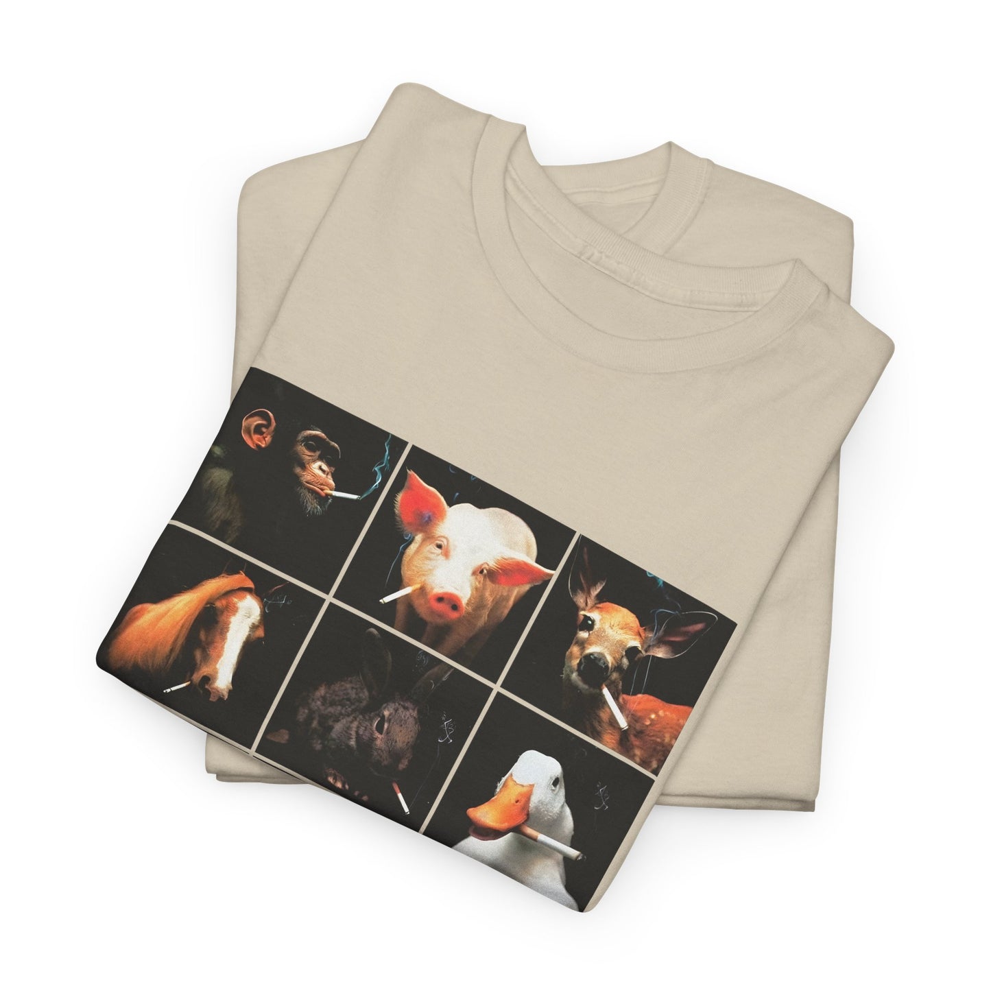 1990s anti smoking campaign poster it looks just as stupid when you do it no words reproduction tshirt