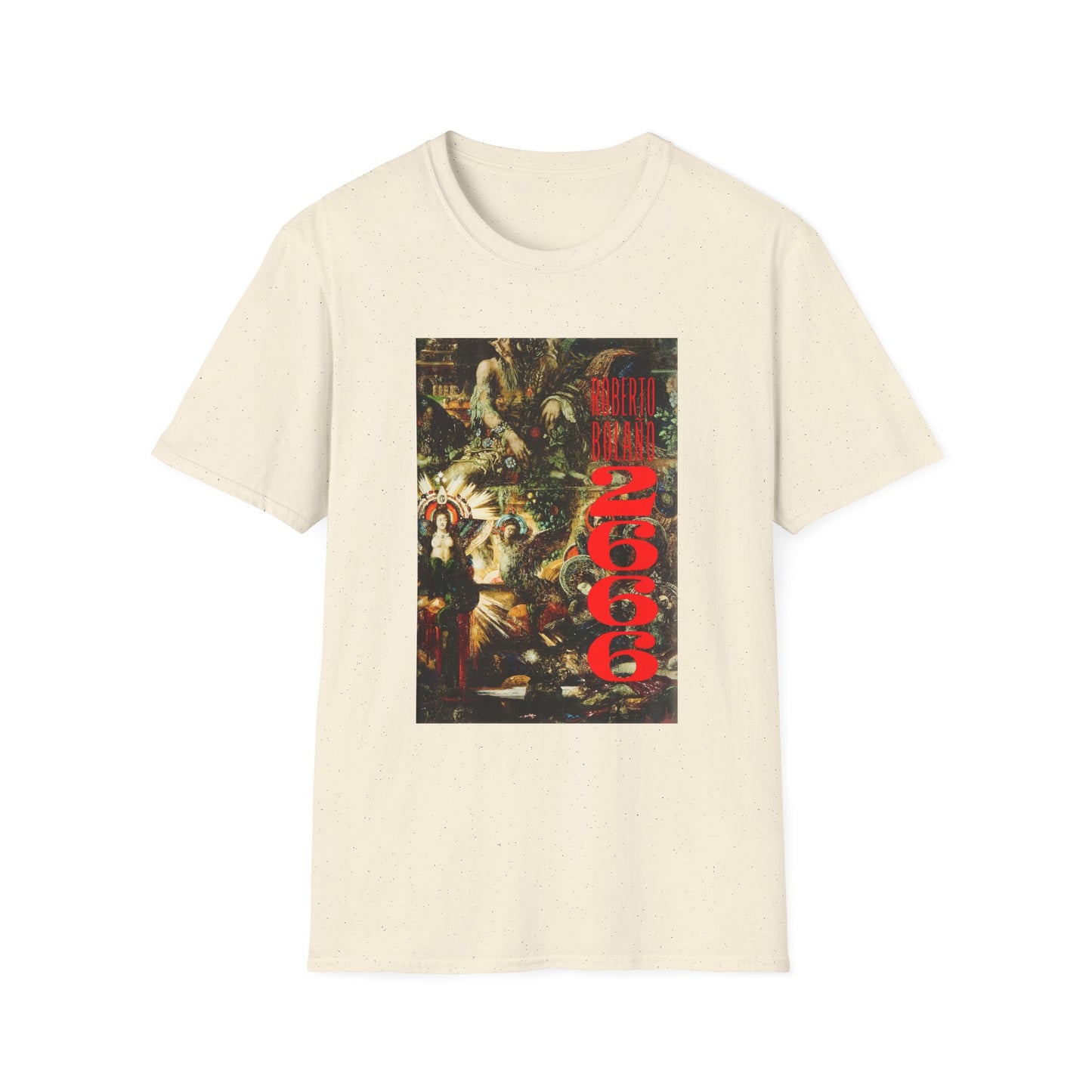 roberto bolano 2666 book cover tshirt