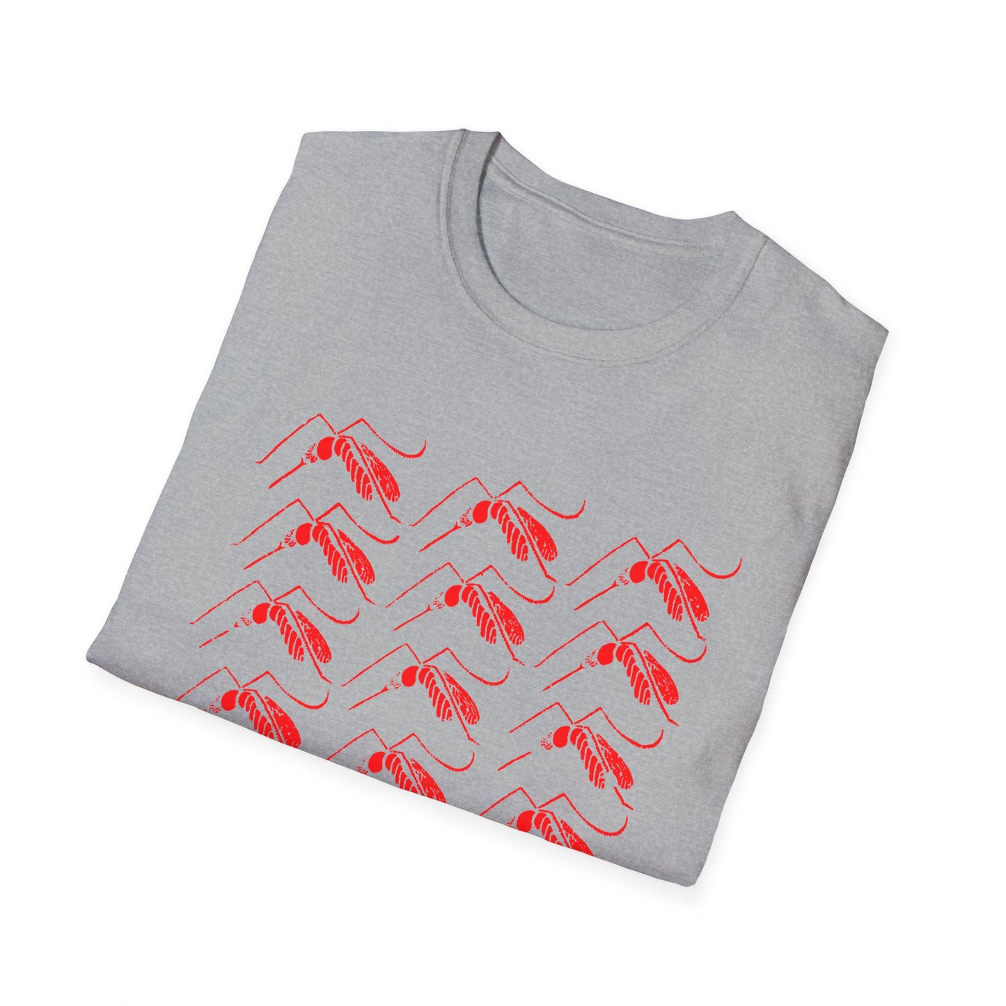 mosquito reproduction red design tshirt