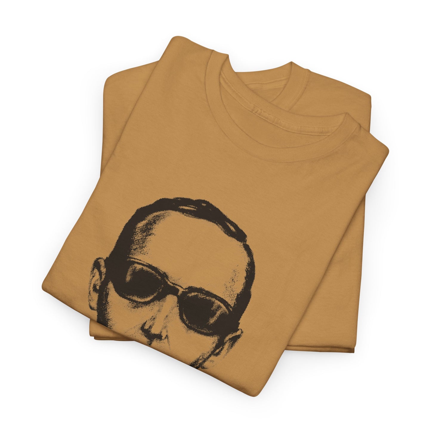 d.b. cooper fbi sketch large head tshirt
