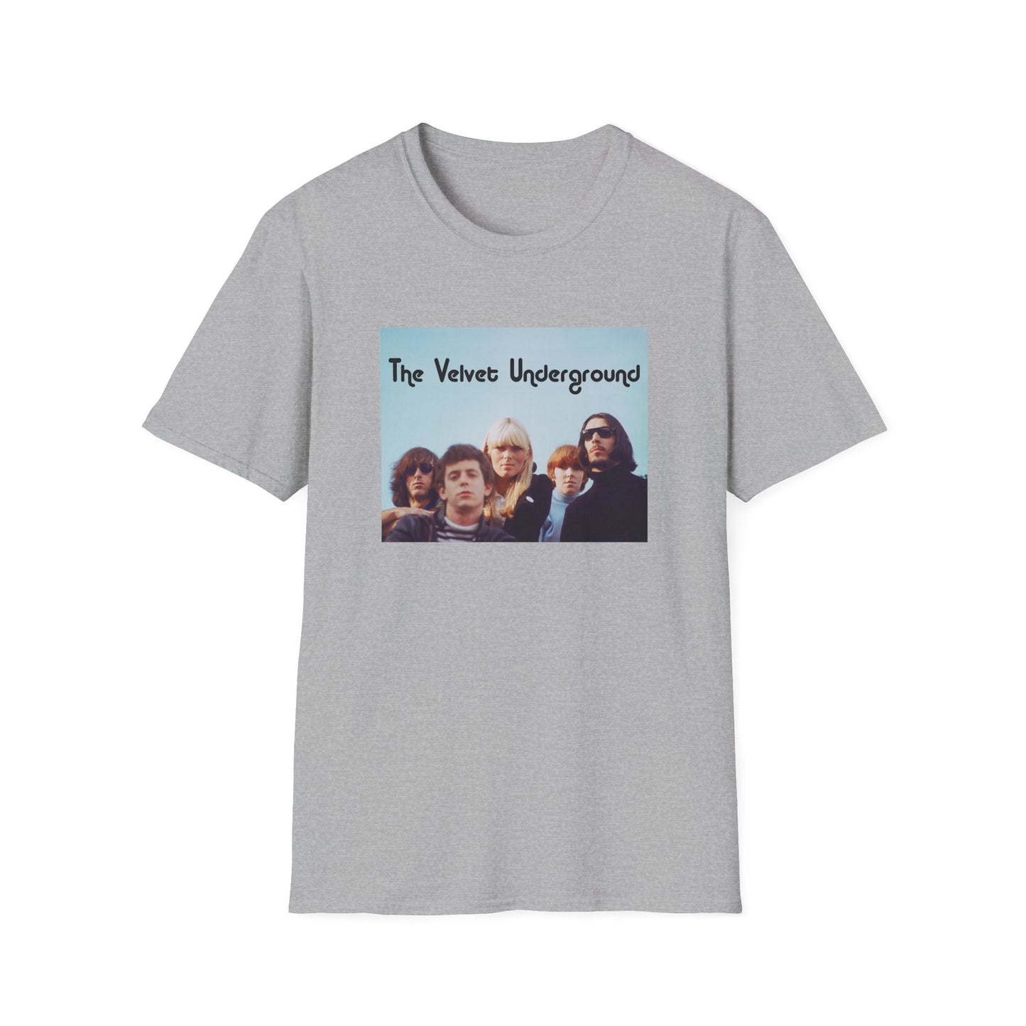the velvet underground band photo in colour tshirt