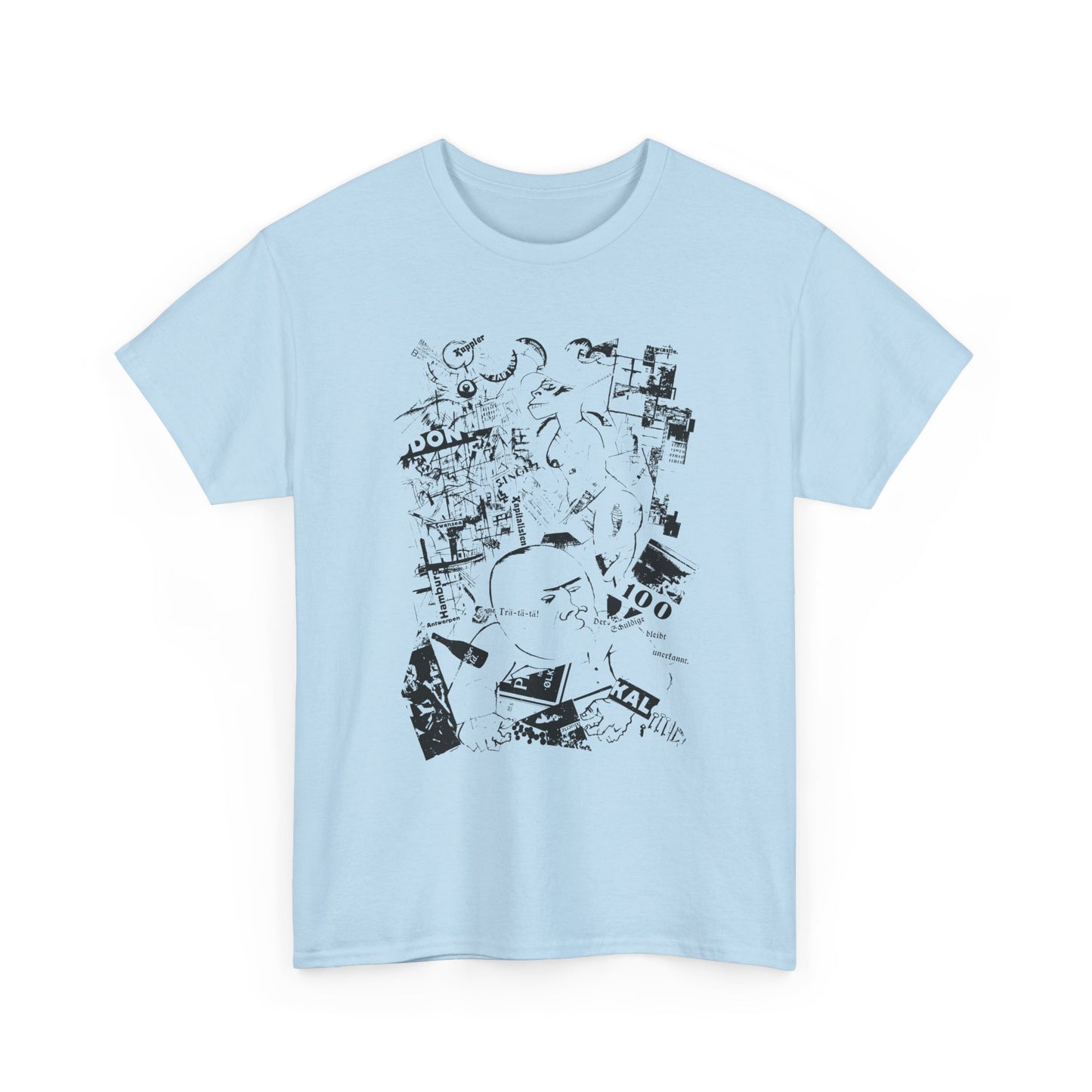 1919 the guilty one remains unknown by george grosz reproduction tshirt