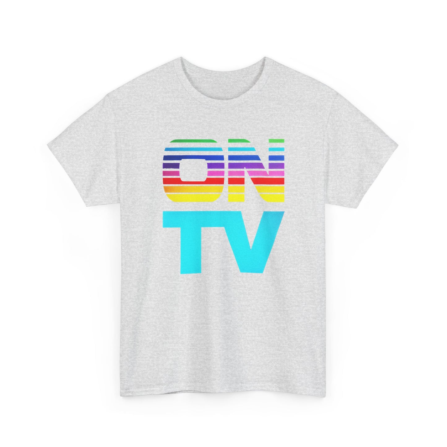 1970s vintage on tv subscription service logo custom edit tshirt
