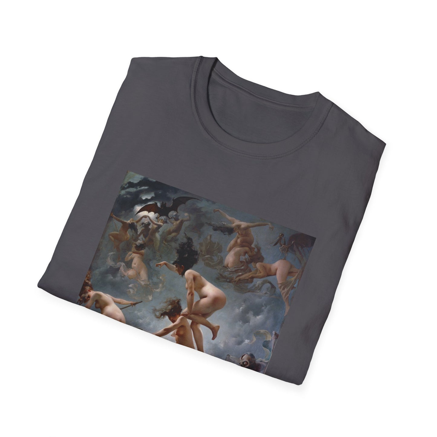 1878 painting witches going to their sabbath by luis ricardo falero tshirt