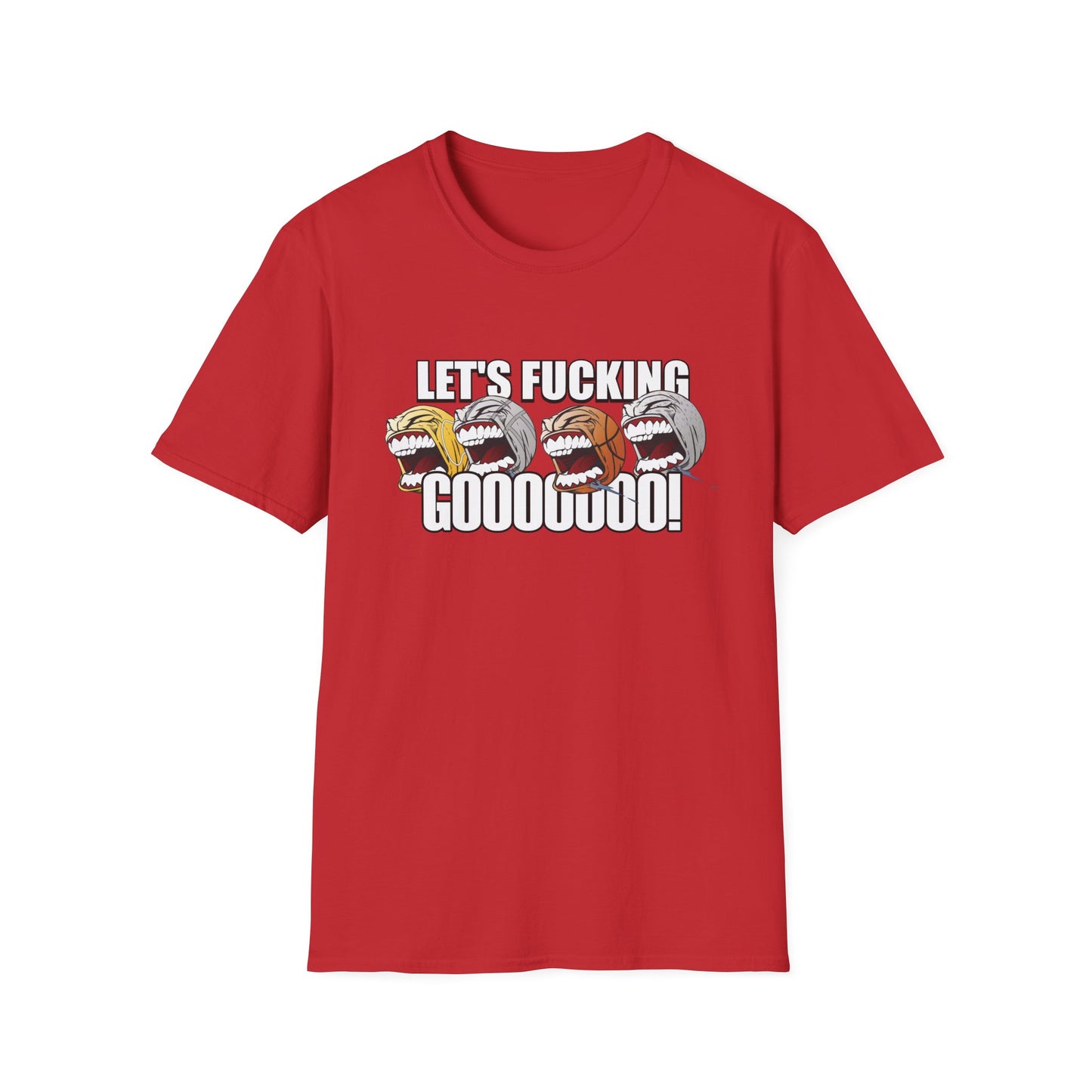 let's fucking go balls tshirt