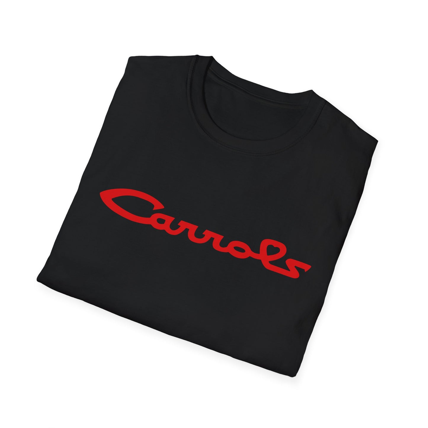 vintage defunct carrols fast food logo tshirt