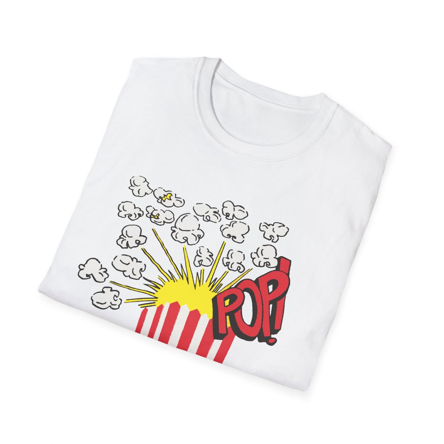 vintage 1980s popcorn image tshirt