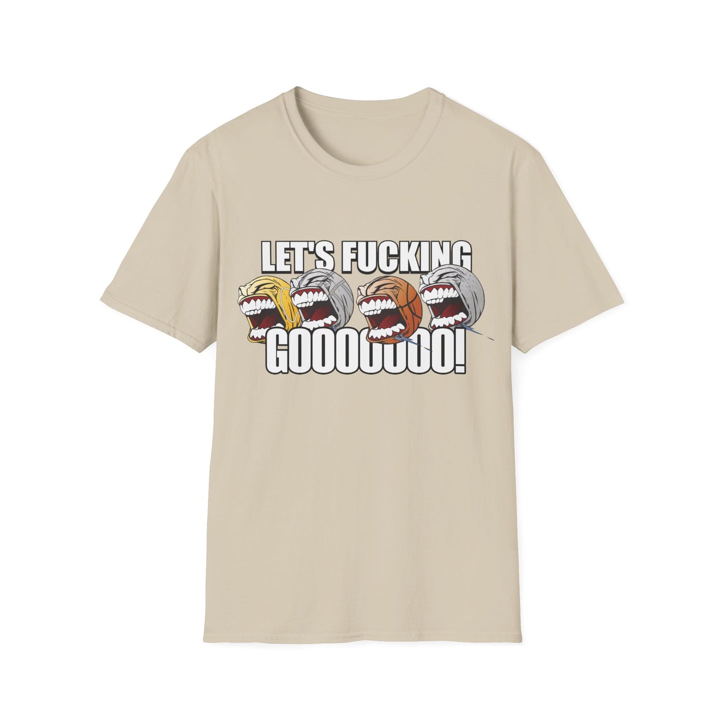 let's fucking go balls tshirt