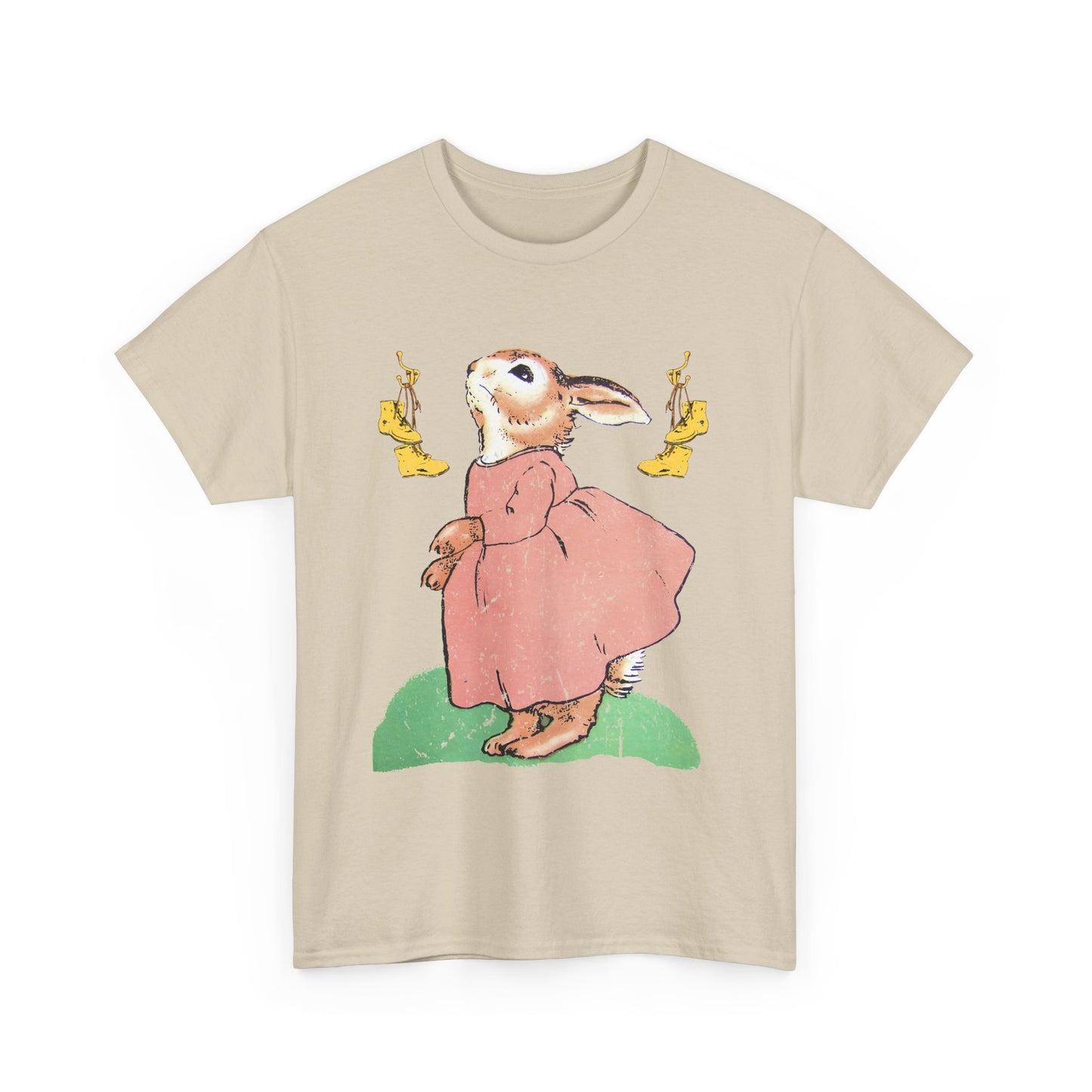 1939 the country bunny and the little gold shoes distressed fan art graphic reproduction tshirt