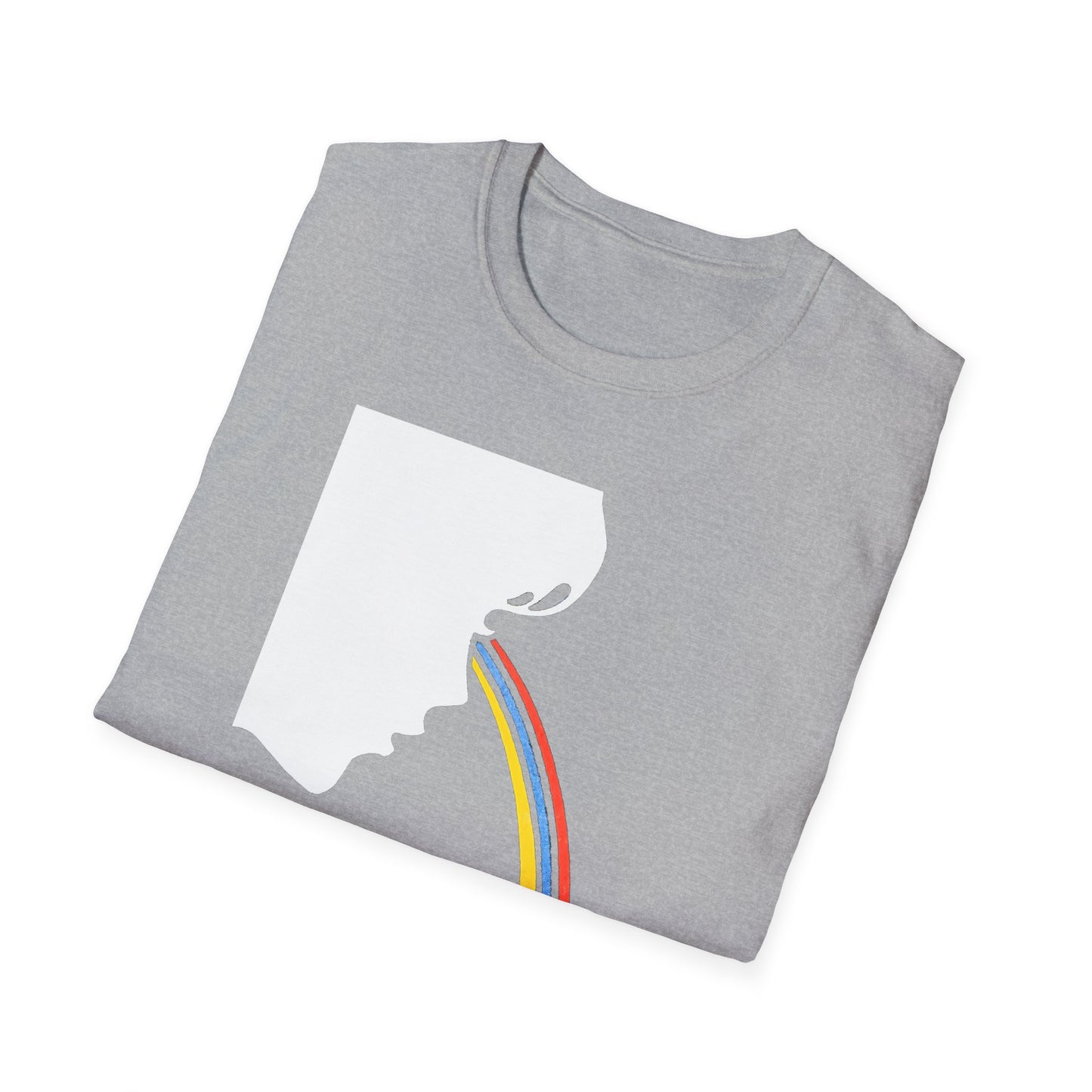 rainbow eyeball graphic tshirt