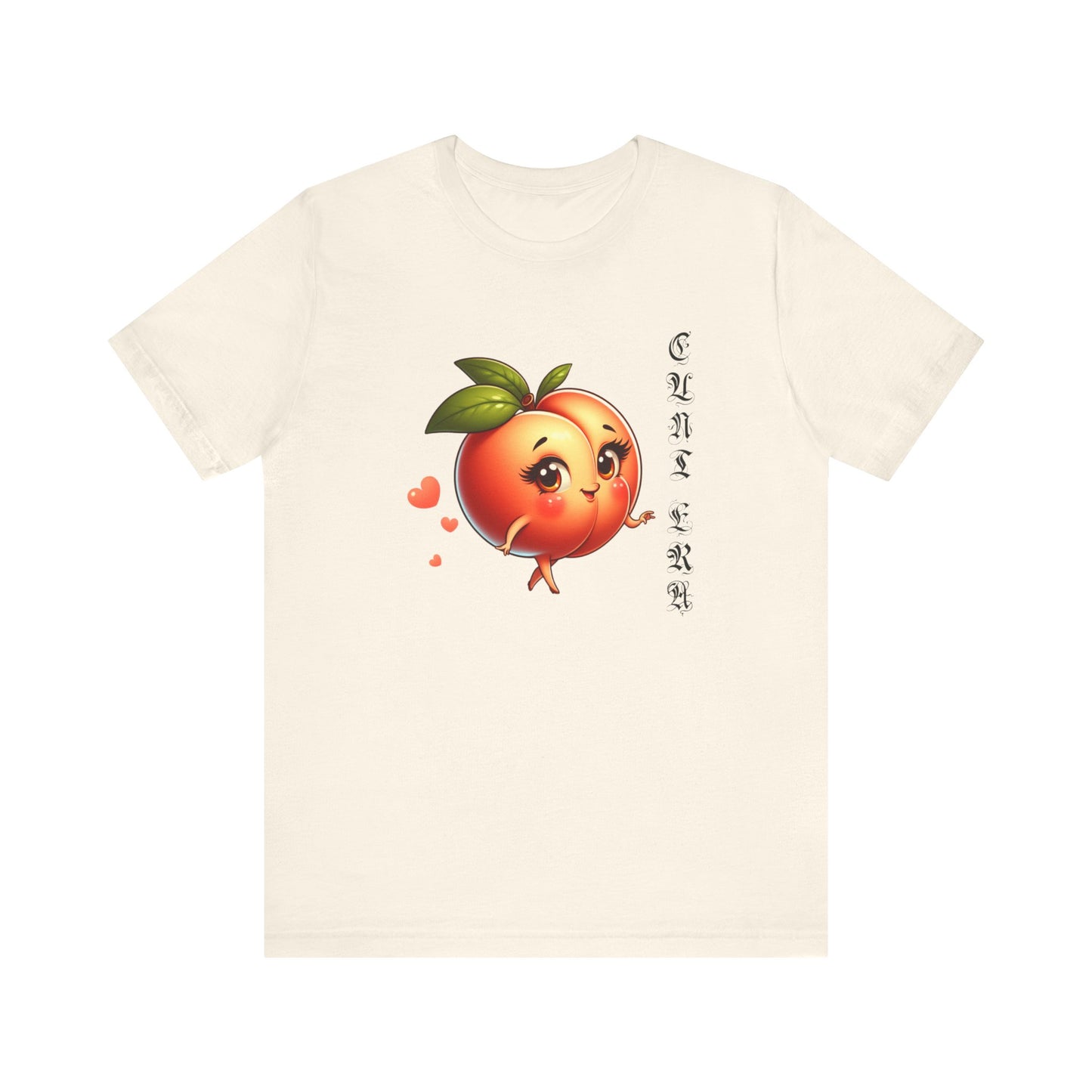 cunt era cute peach tshirt