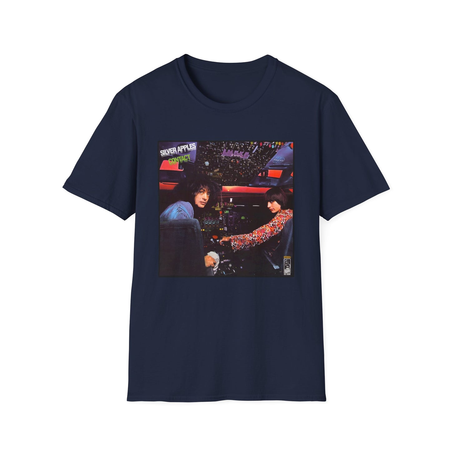 silver apples 1969 album contact tshirt