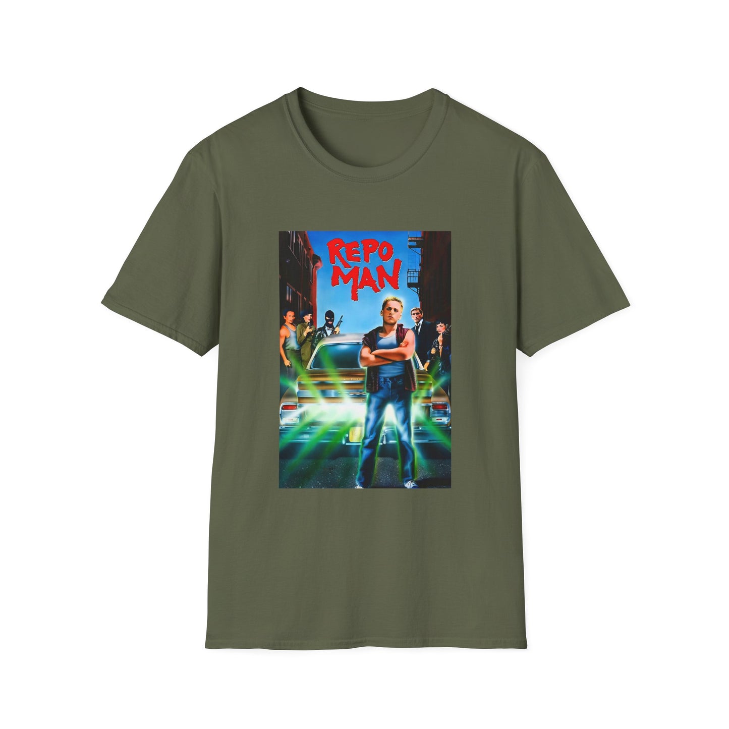 1984 repo man movie poster tshirt