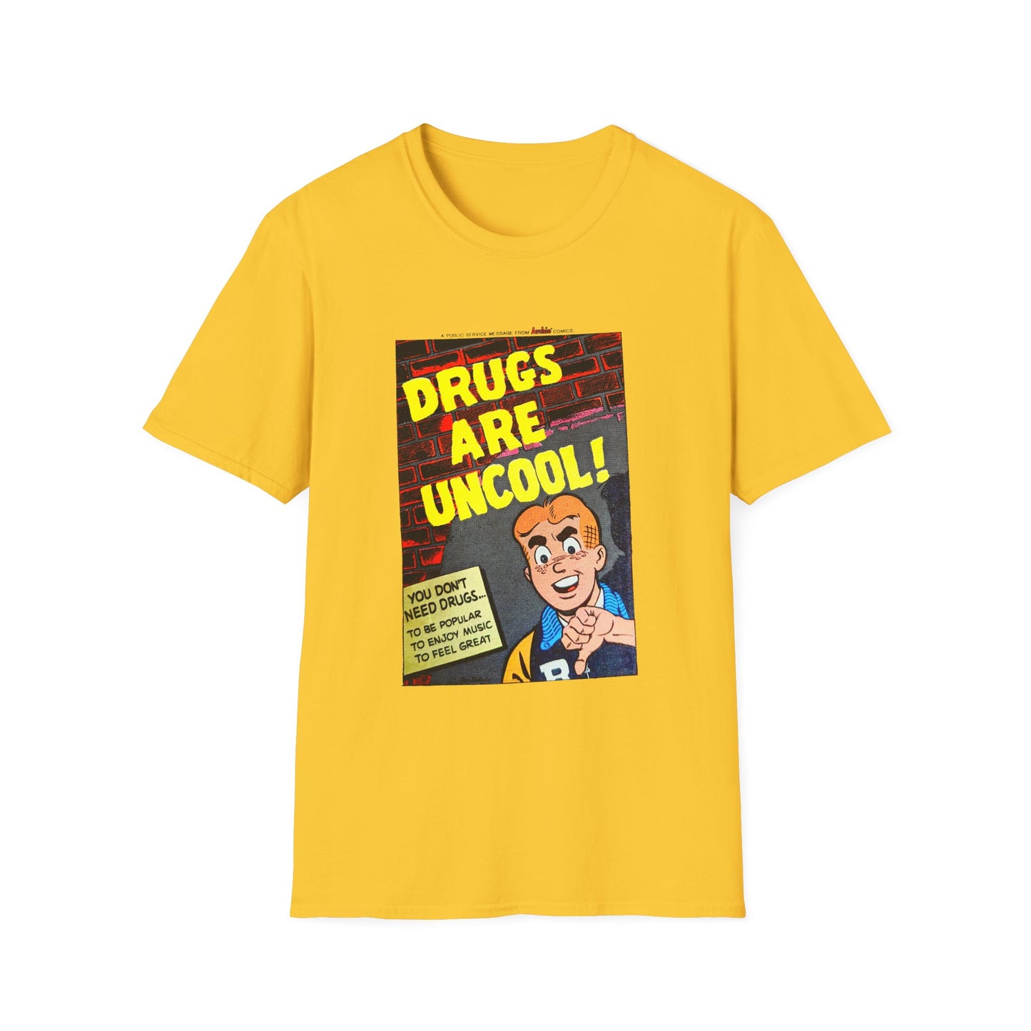 archie comics drugs are uncool tshirt