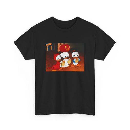 1982 huey dewey and louie halloween cartoon reproduction tshirt