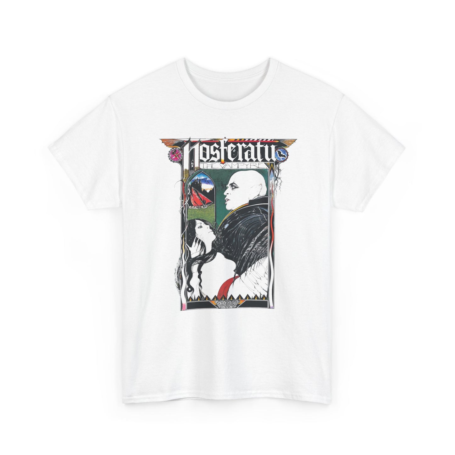 nosferatu 1979 movie poster reproduction tshirt