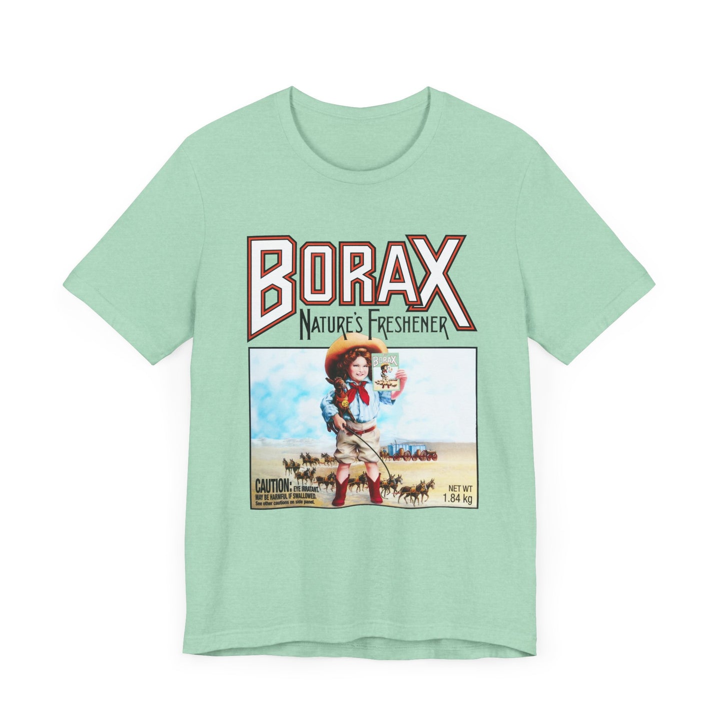 borax nature''s freshener 20 mule team detergent classic logo tshirt