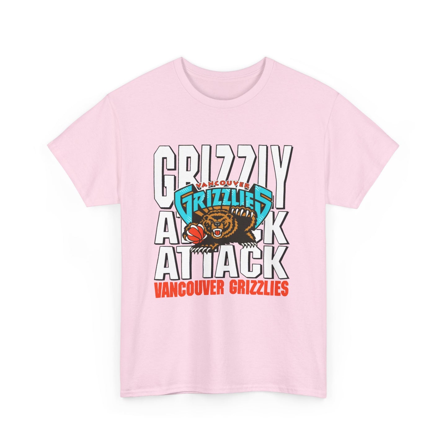 vintage vancouver grizzlies reproduction tshirt