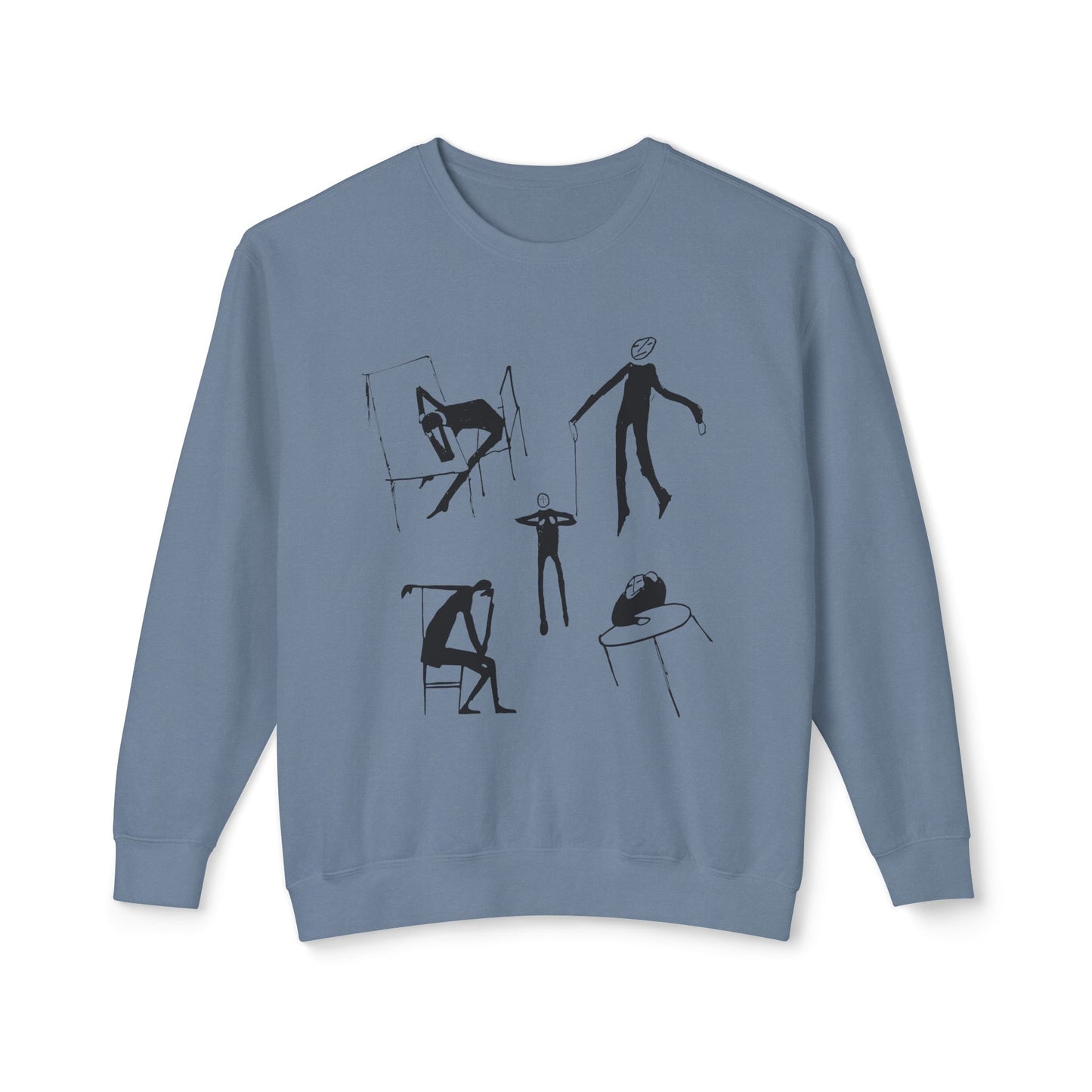 early 1900s sketches (collage of sketches) india ink on paper by franz kafka 100% cotton sweatshirt