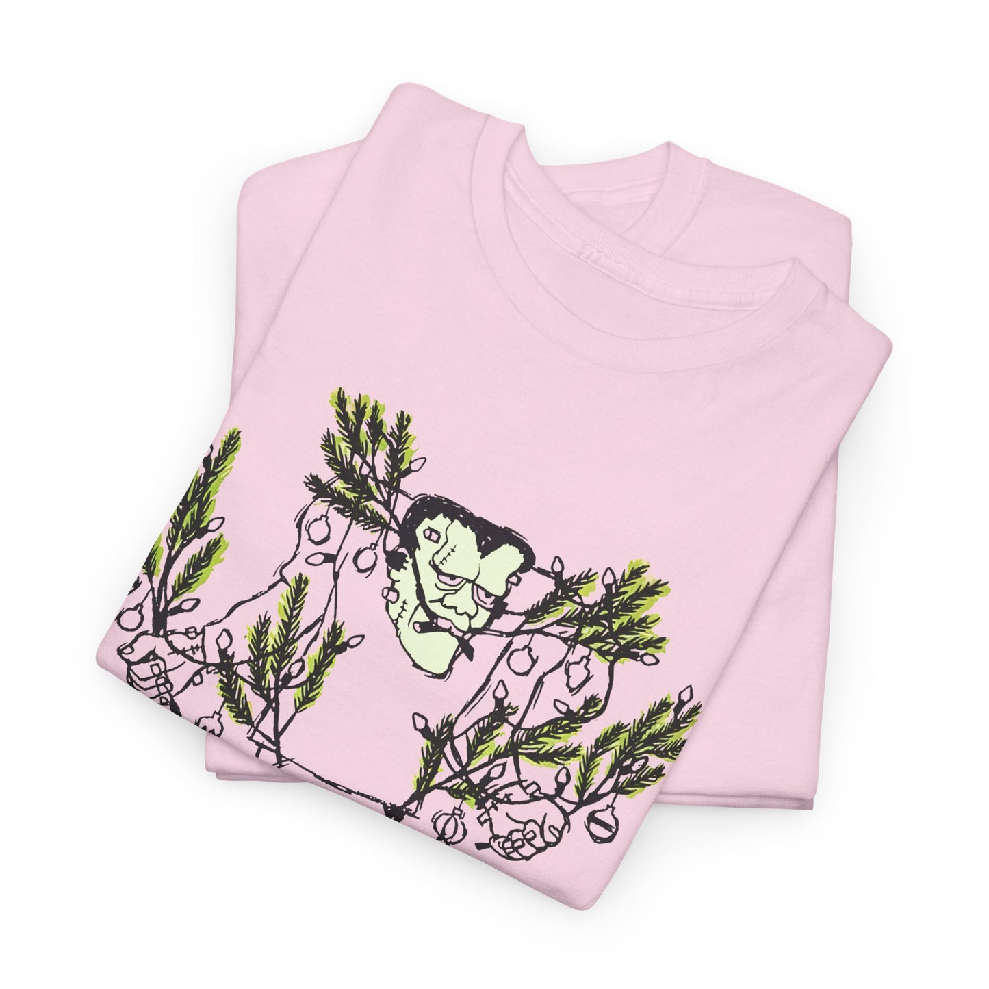 1974 monster holidays by norman bridwell frankenstein monster christmas tree disguise tshirt