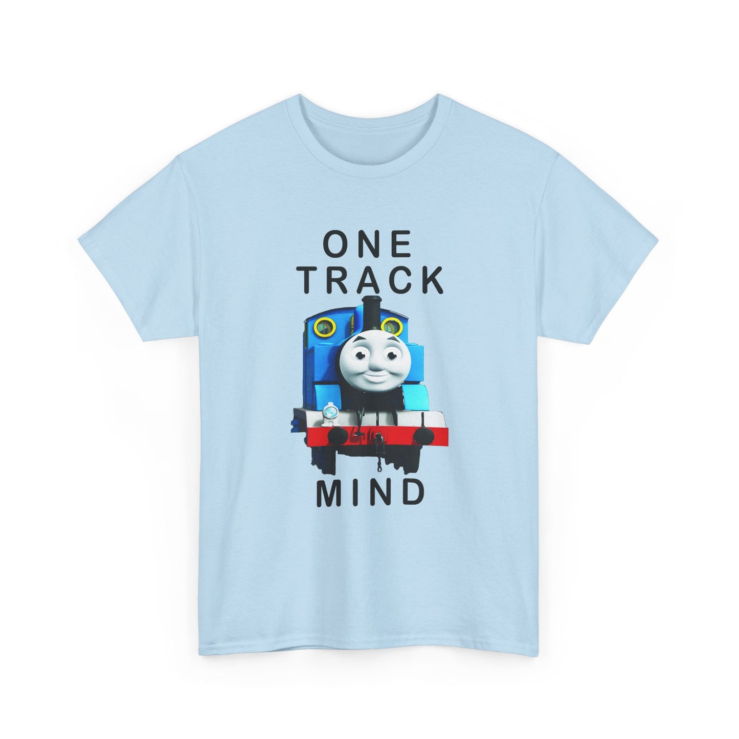 thomas the tank engine one track mind dumb tshirt