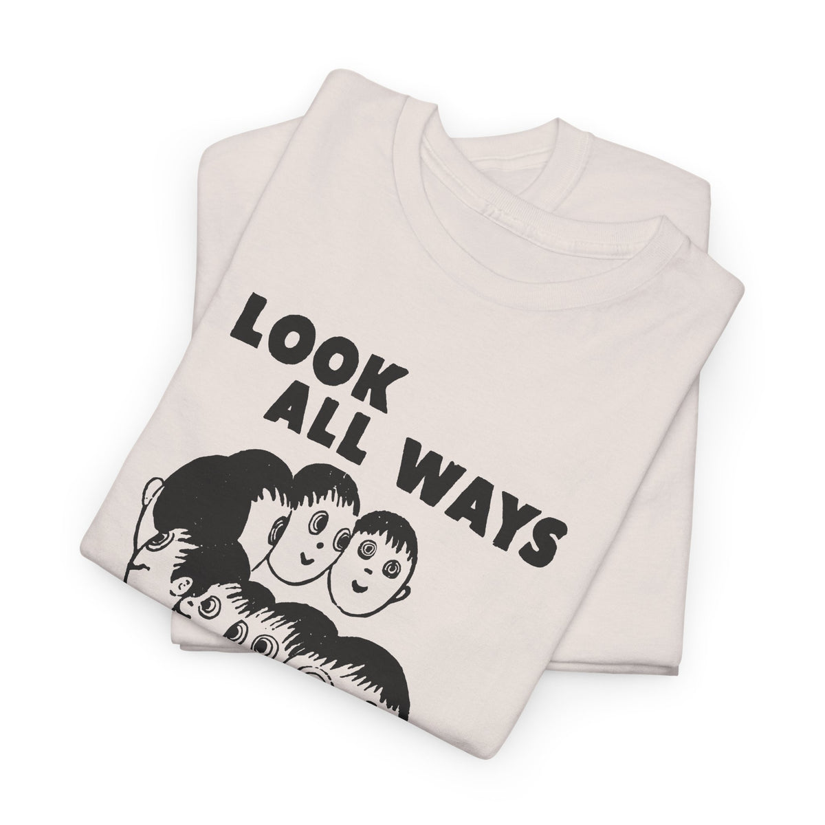 1961 daily tribune wisconsin rapids newspaper look all ways before crossing safety illustration tshirt