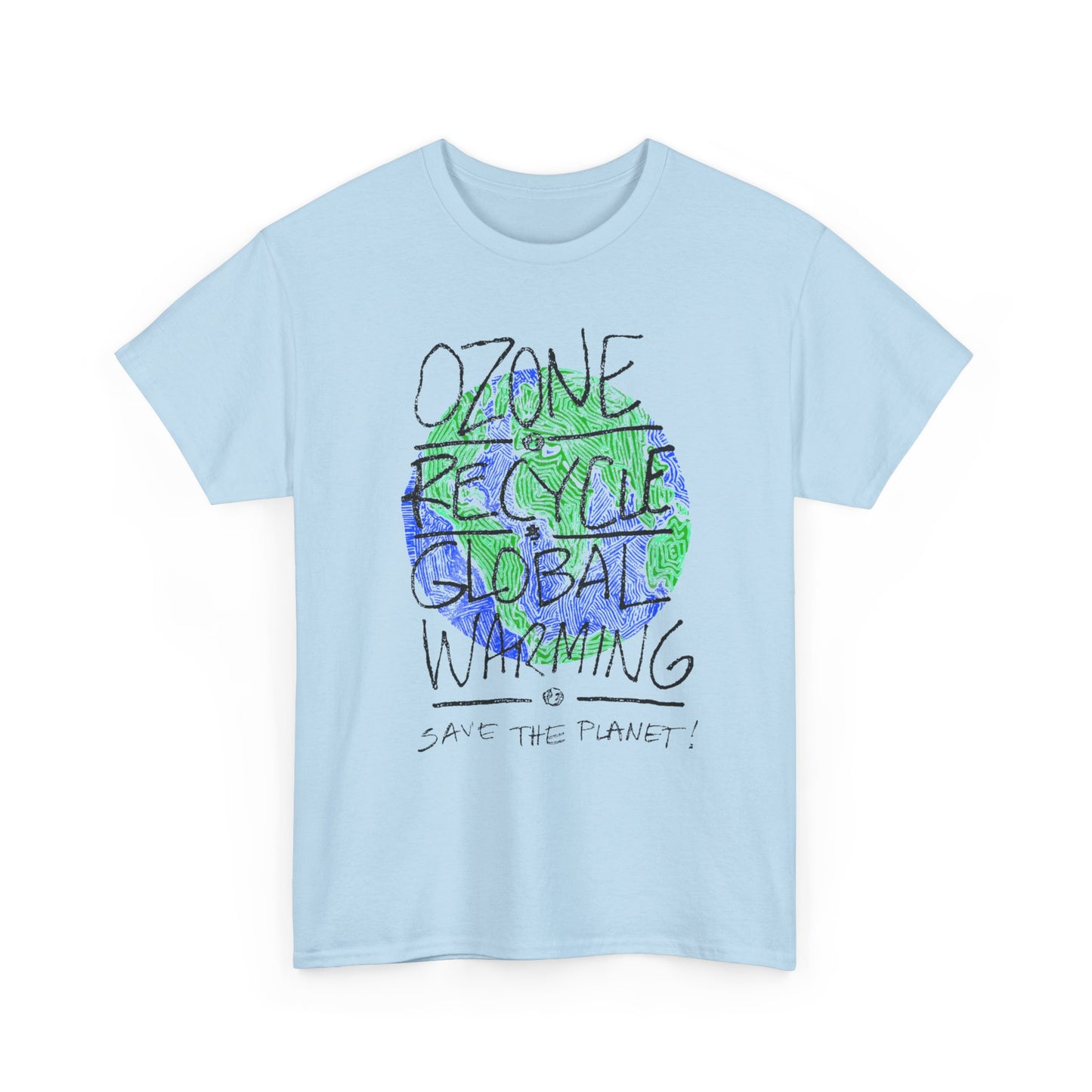 vintage 90s save the planet reproduction tshirt