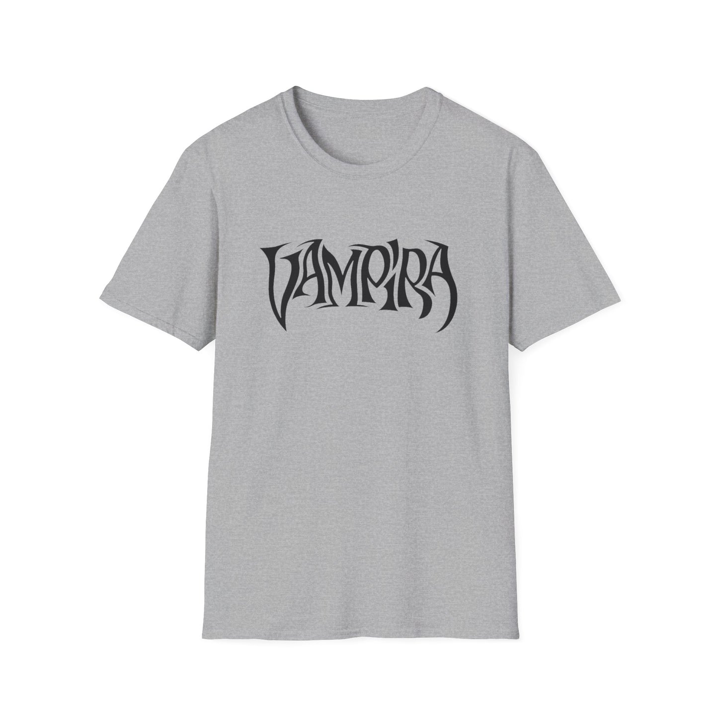 vampira from the vampira show logo tshirt