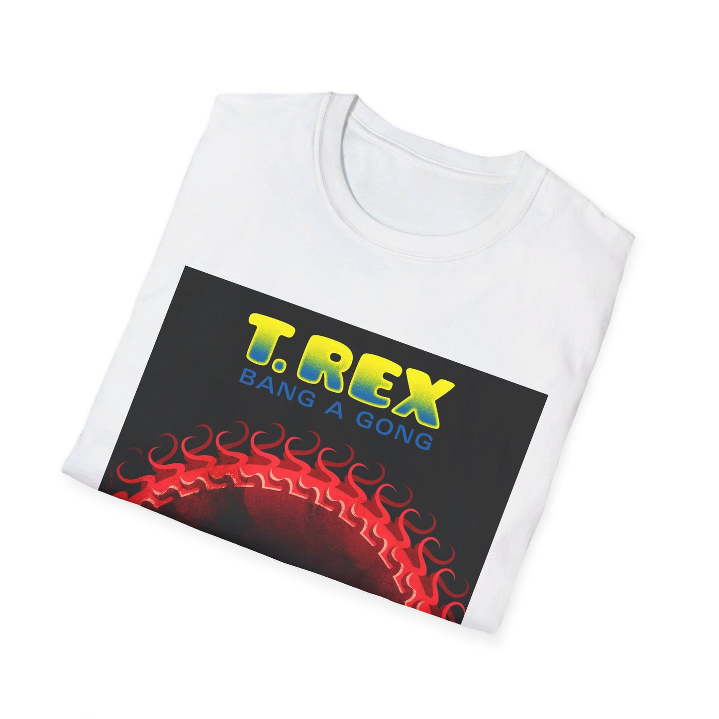 t. rex bang a gong single tshirt